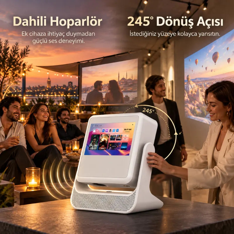 Harvox C3 Buds Dokunmatik Ekranlı Projeksiyon Cihazı