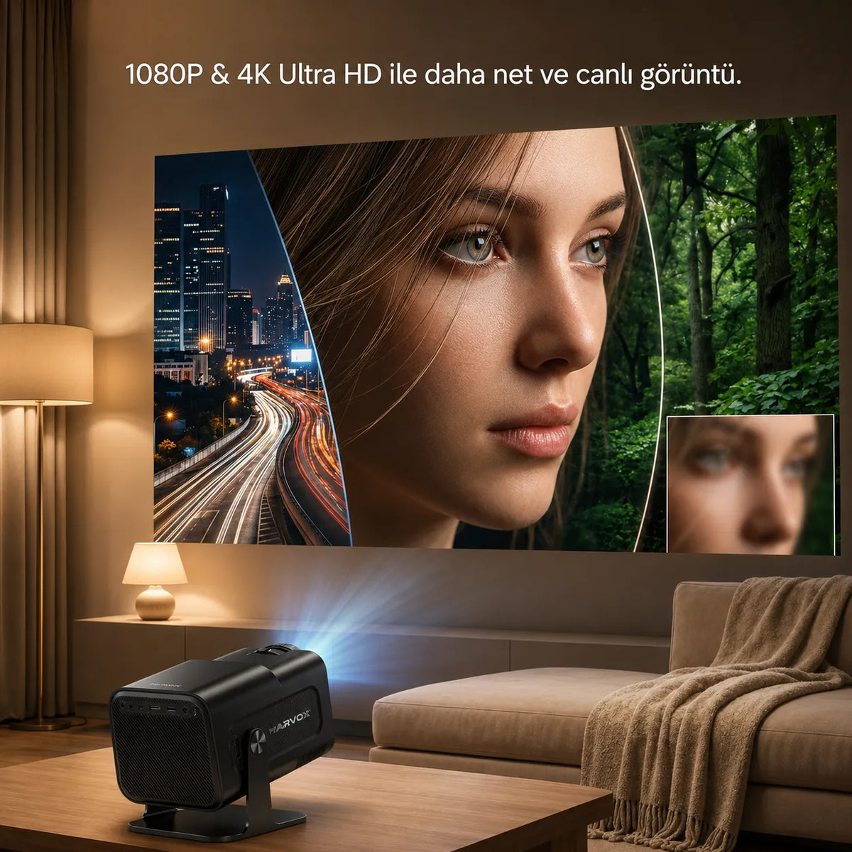 Harvox Spotlight Mini Projeksiyon Cihazı