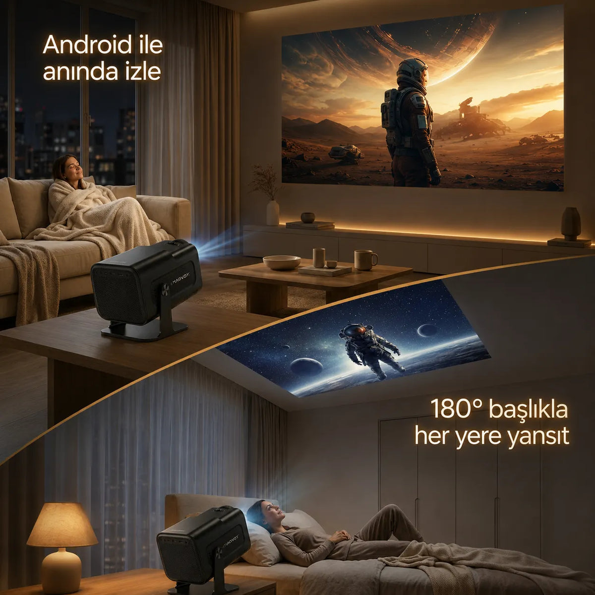 Harvox Spotlight Mini Projeksiyon Cihazı