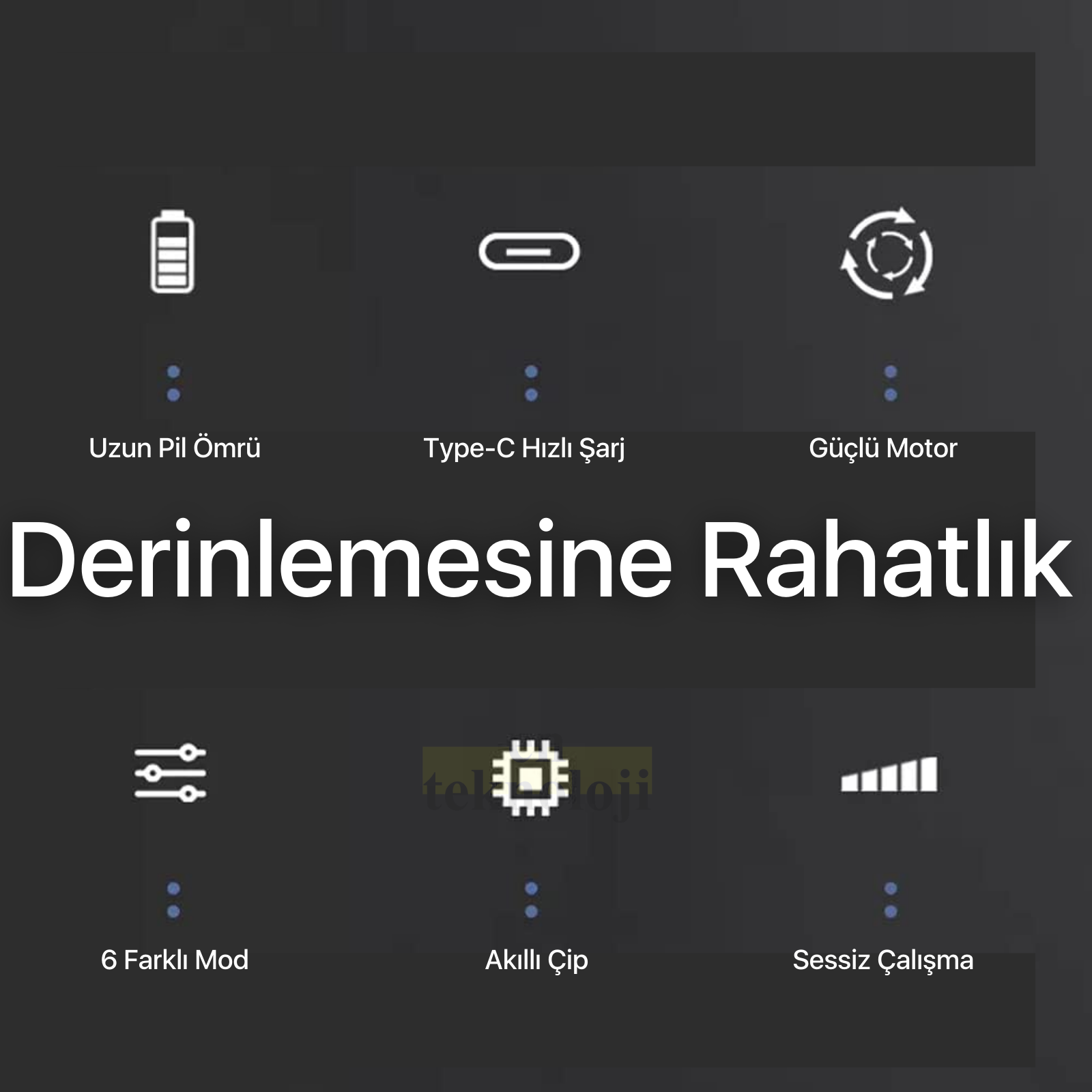 HY-800 Akıllı Masaj Aleti (Massage Gun)