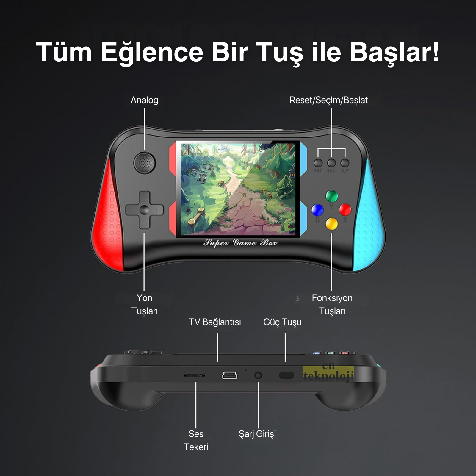 Retro Gamebox Oyun Konsolu