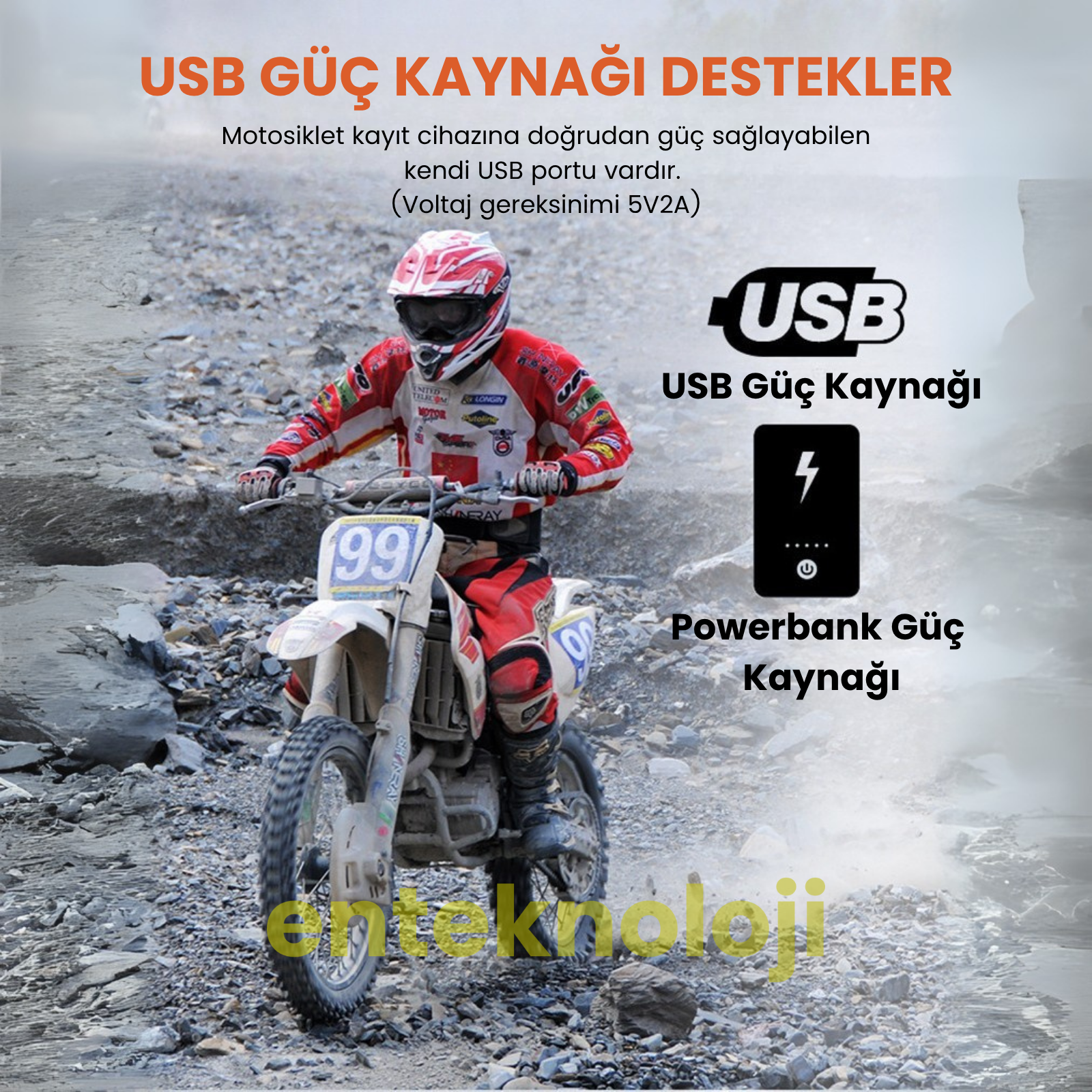 Gps & Monitörlü Motorsiklet Kamerası