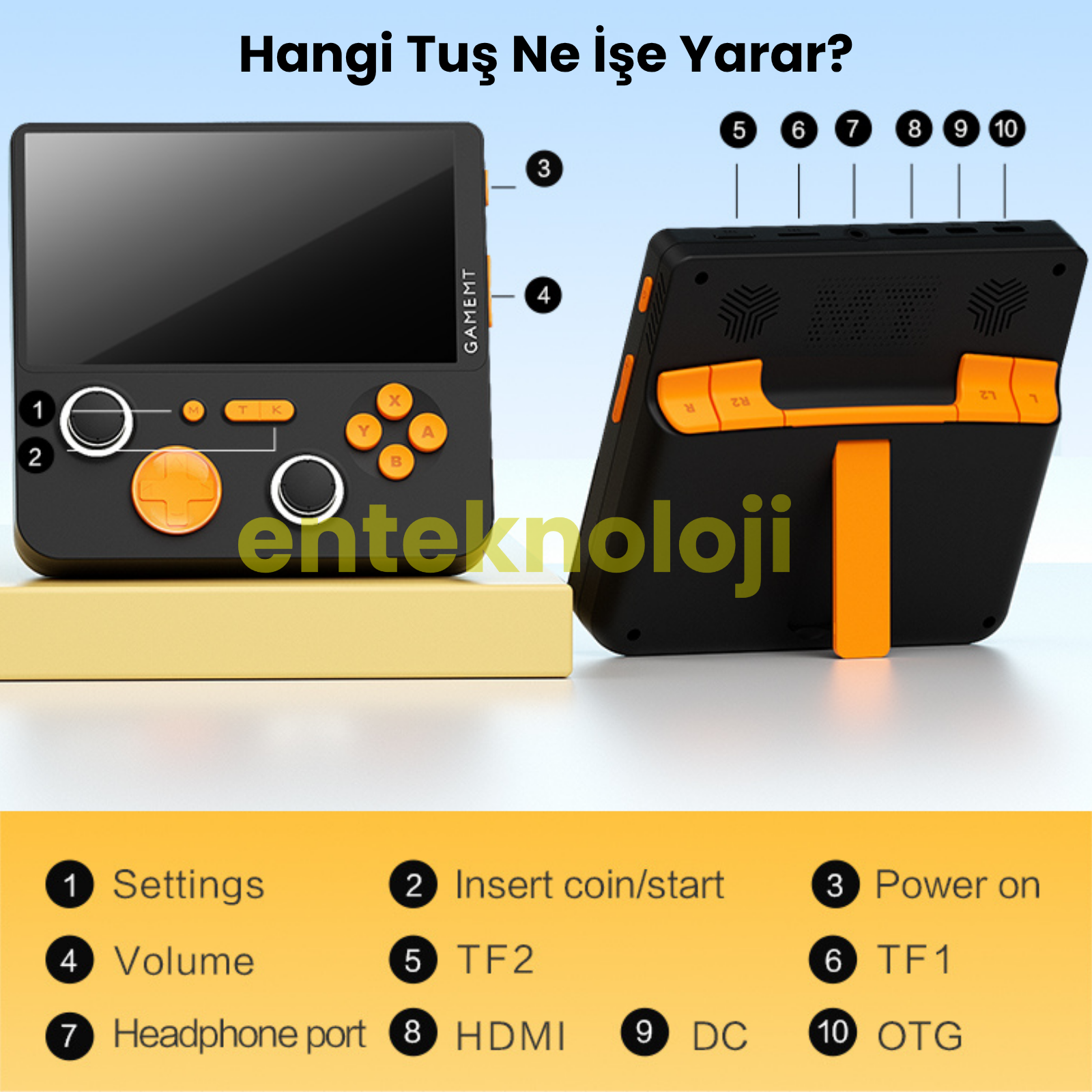 E5 Plus Android Oyun Konsolu