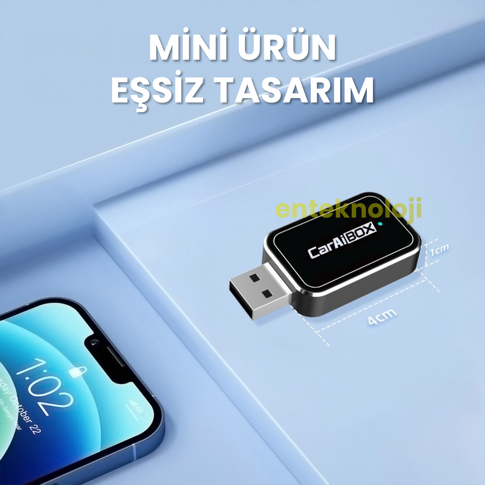 Mini CarAiBOX Carplay Dönüştürücü