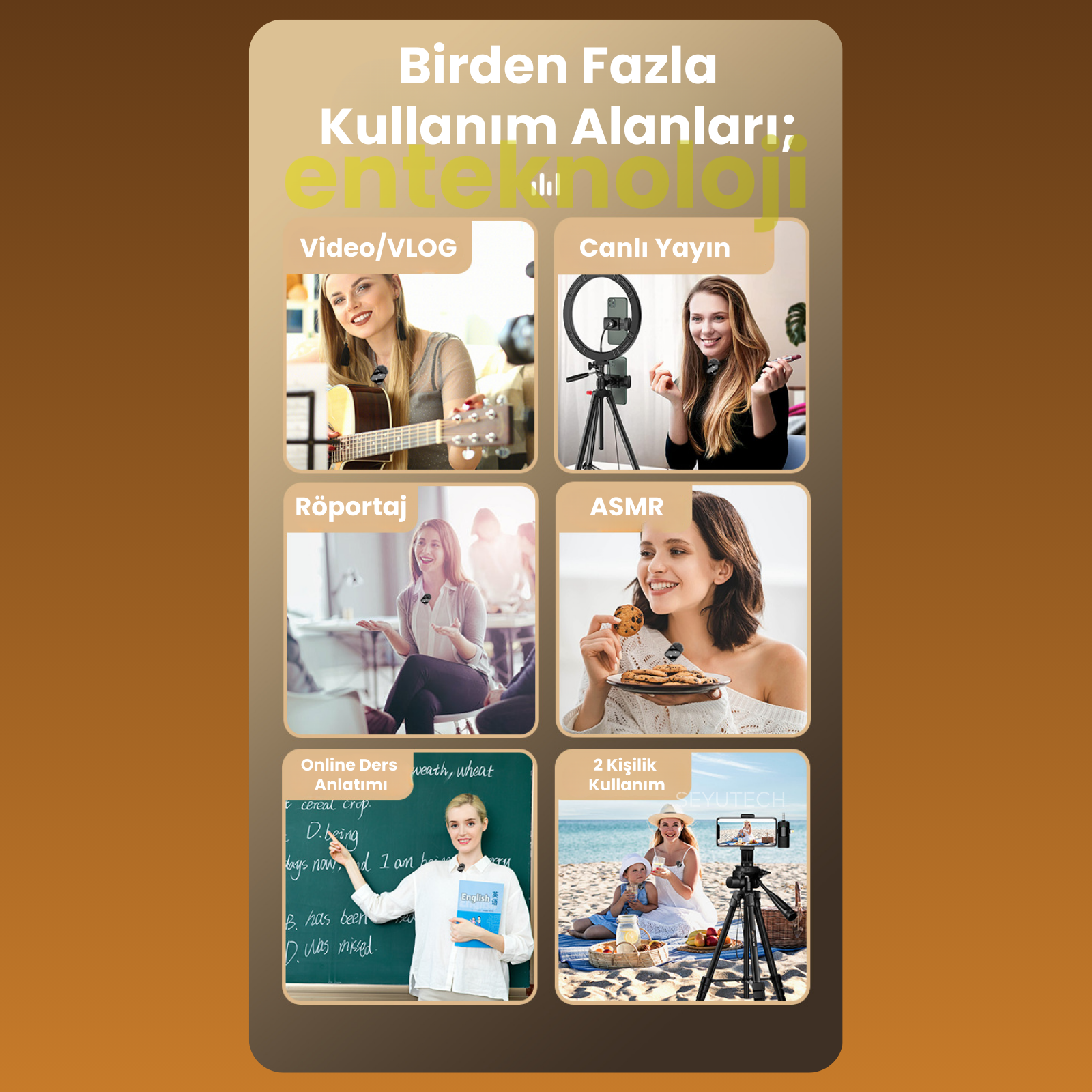 Kablosuz Tüylü Yaka Mikrofonu Wireless Şarj Kutulu F11-2