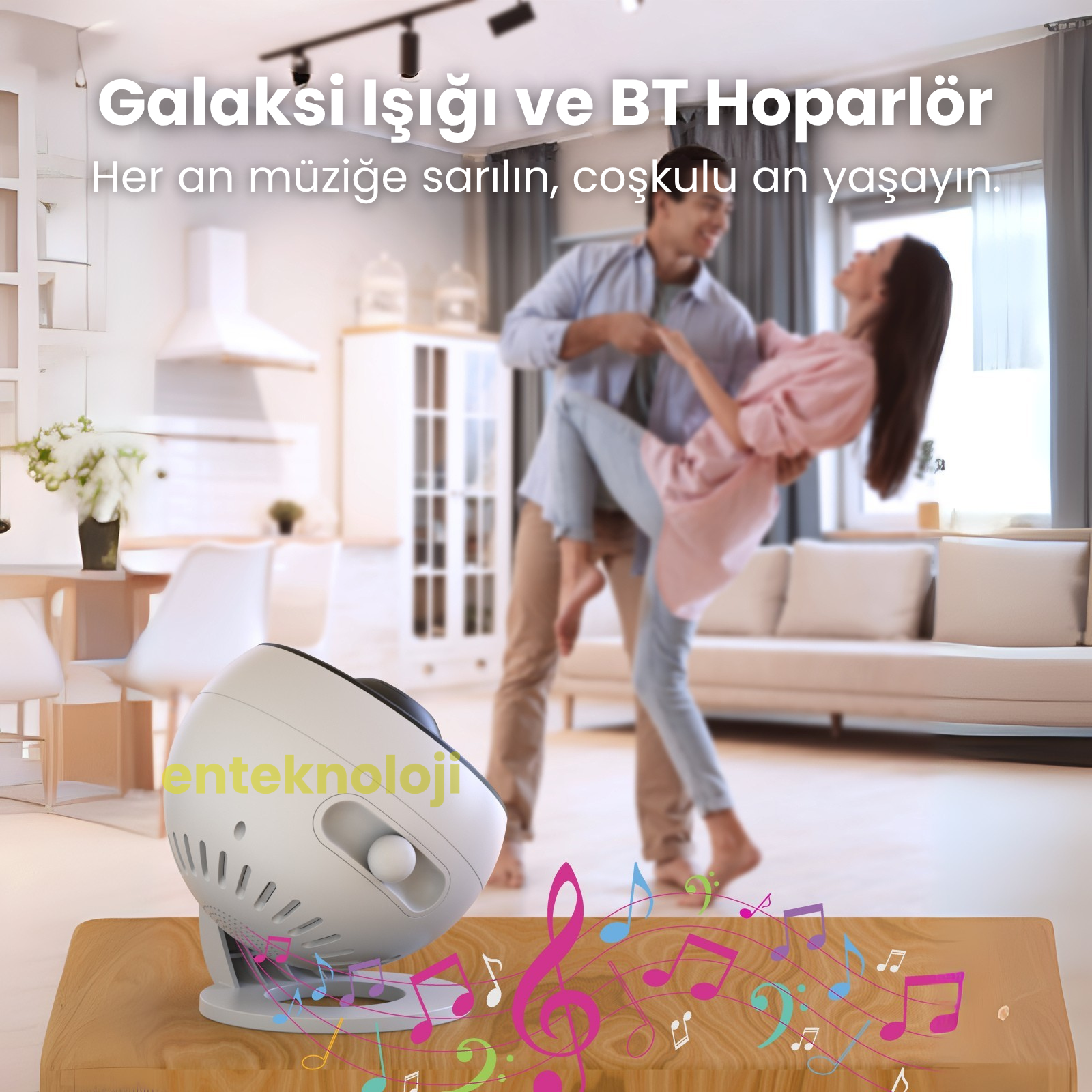 Diskli Galaksi Projektör