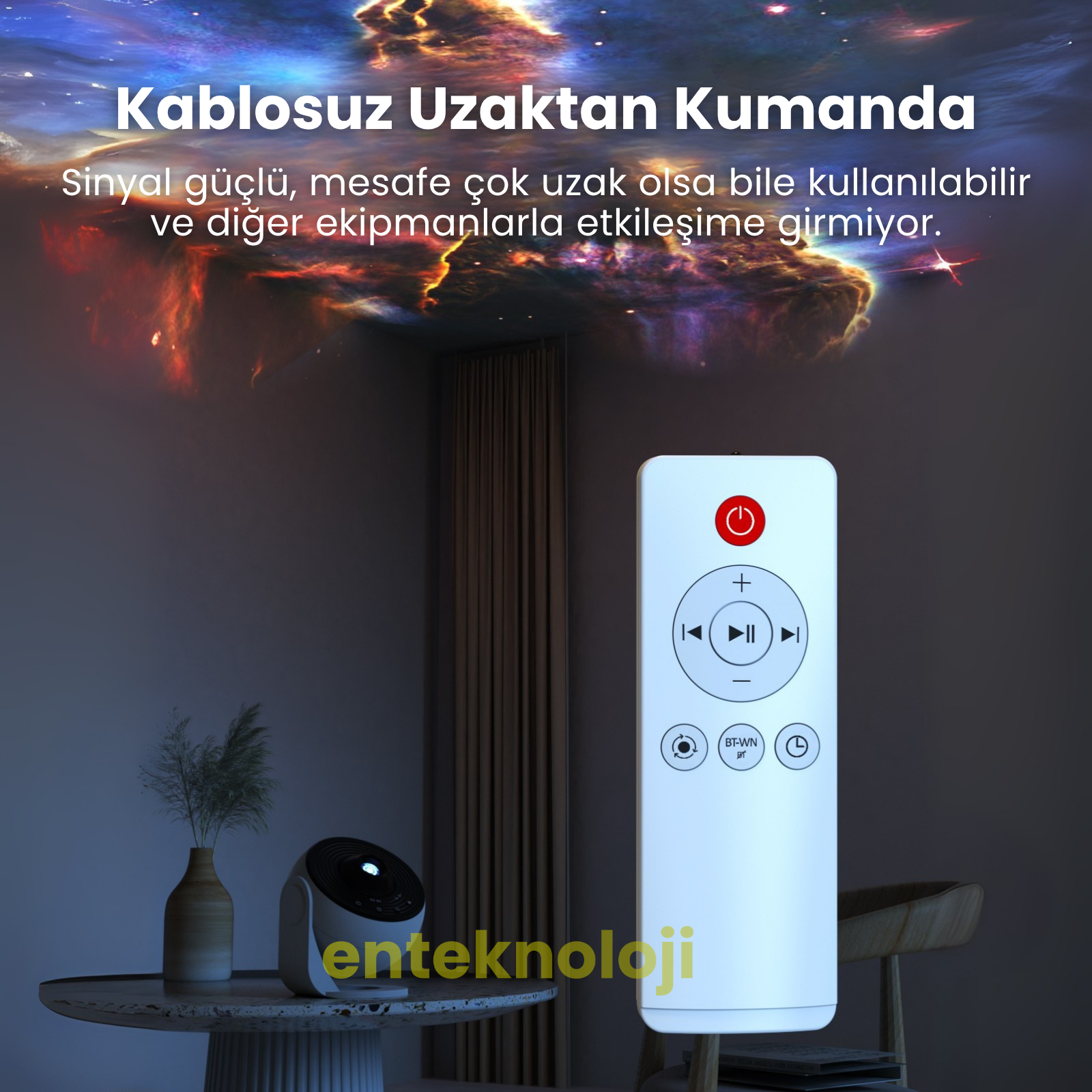 Diskli Galaksi Projektör