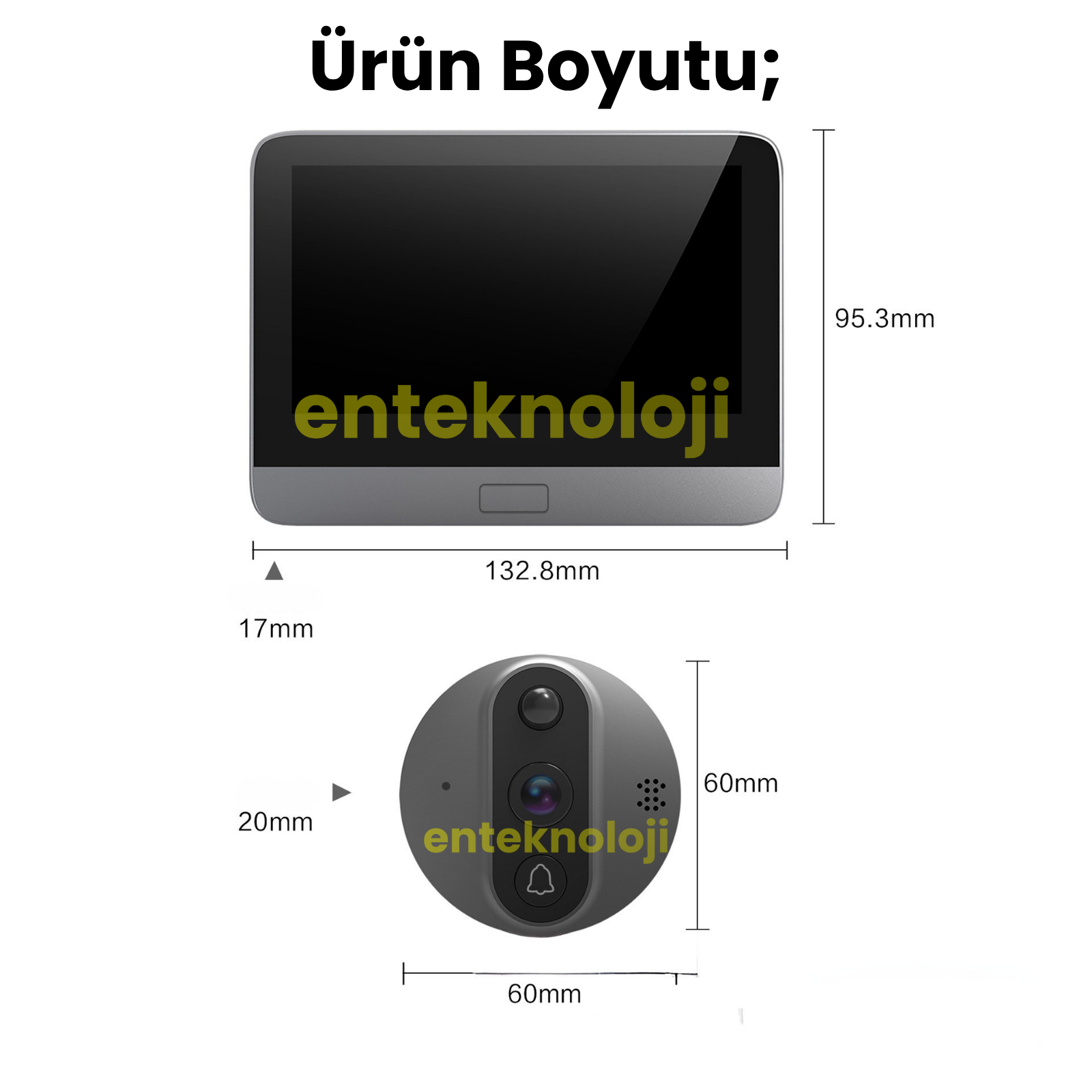 WIFI Kameralı Kapı Zili