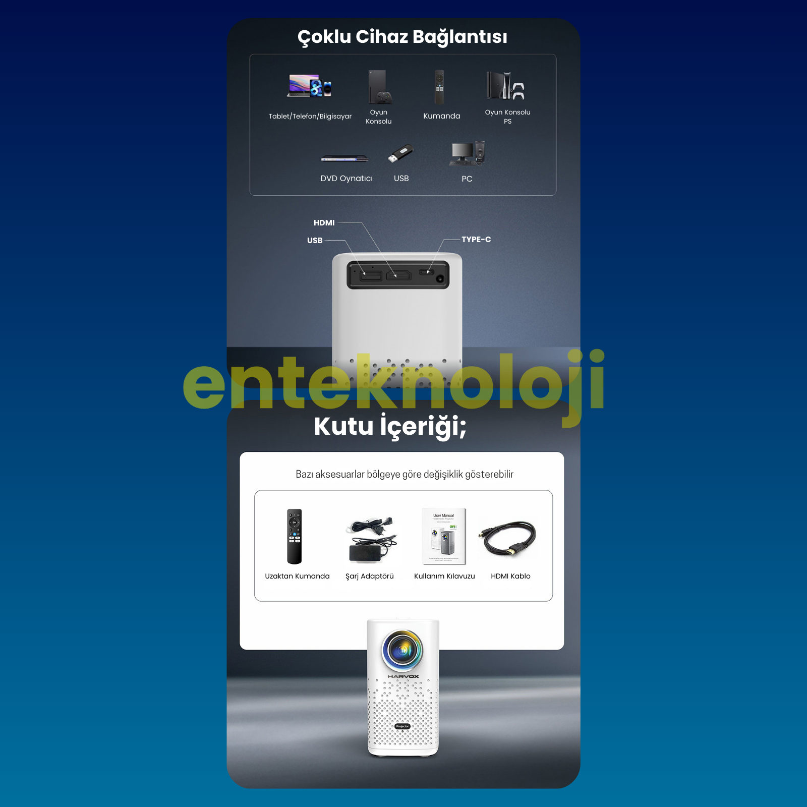 Harvox Cine Vista Projeksiyon Cihazı