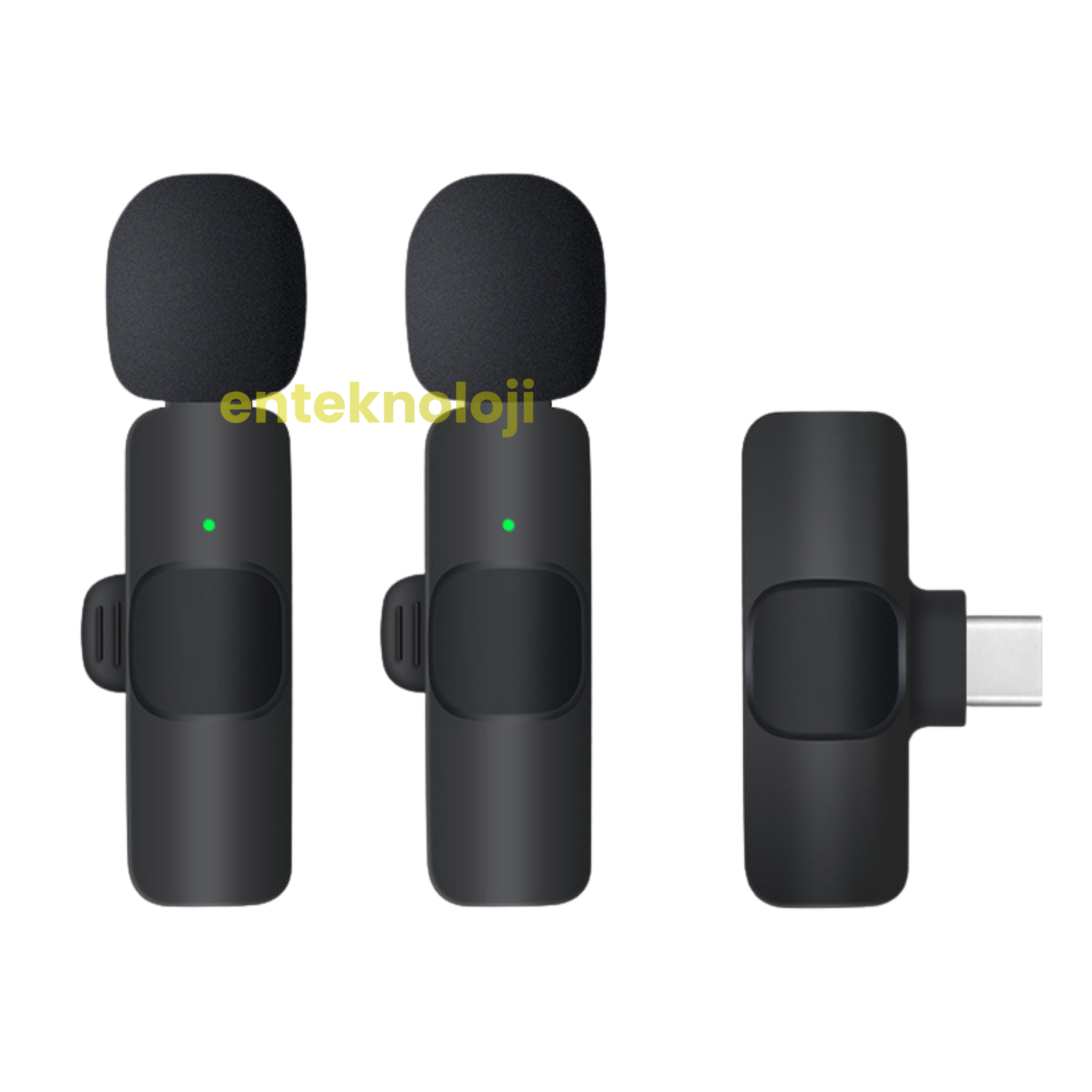 Kablosuz Yaka Mikrofonu Wireless Şarj Kutulu K9