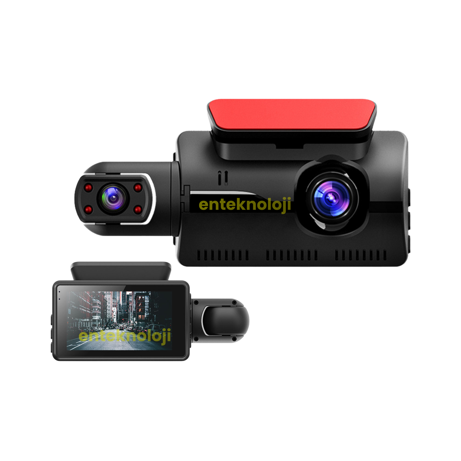 Araç İçi Hd Kamera 2 Kameralı A68