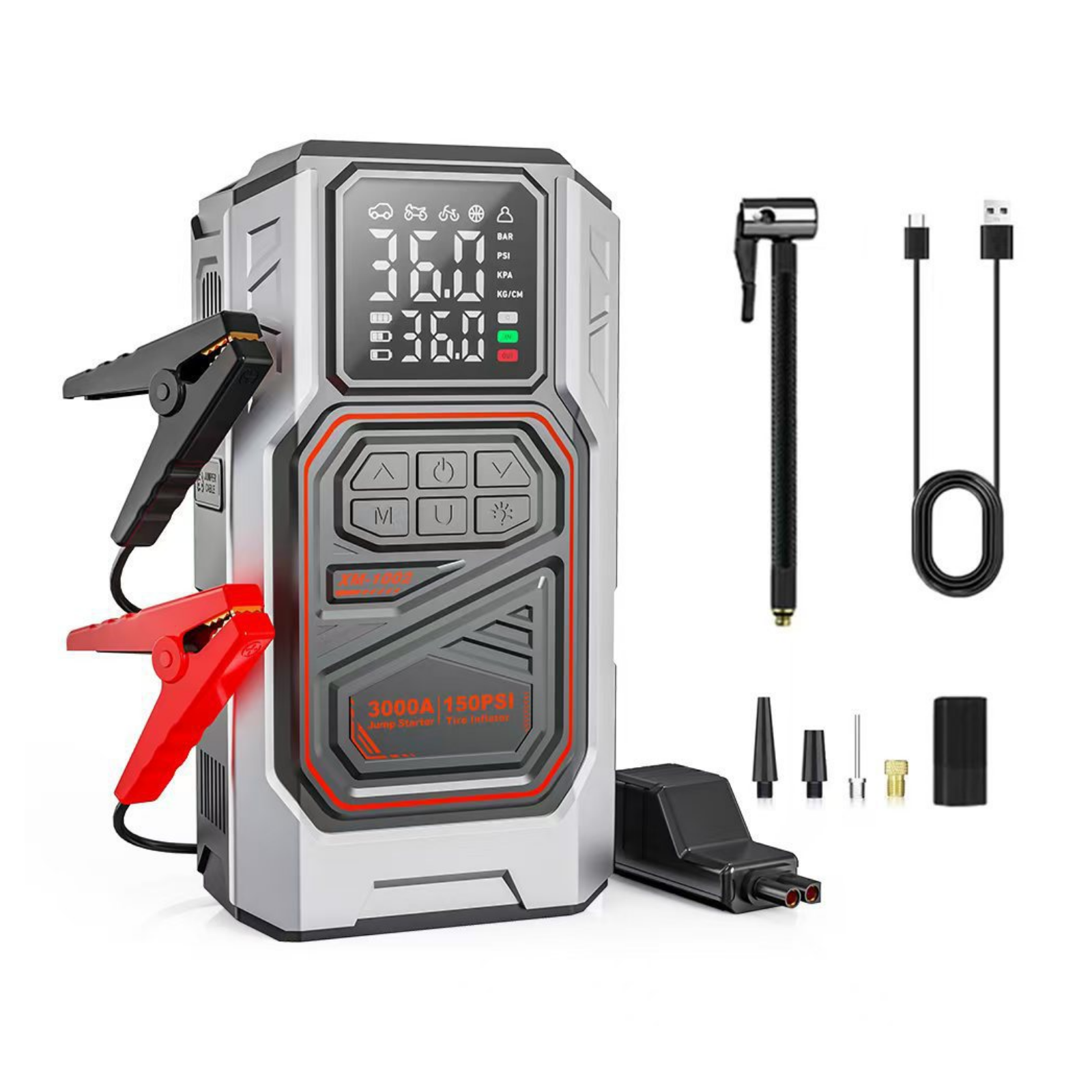 Harvox Akü Takviyeli Hava Kompresörü HXJS-004