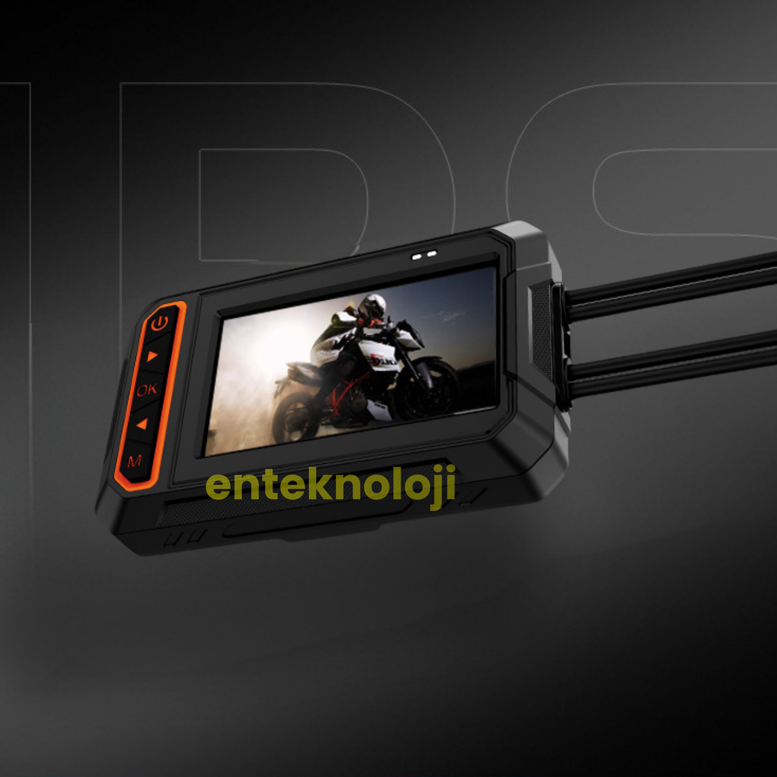 Gps & Monitörlü Motorsiklet Kamerası