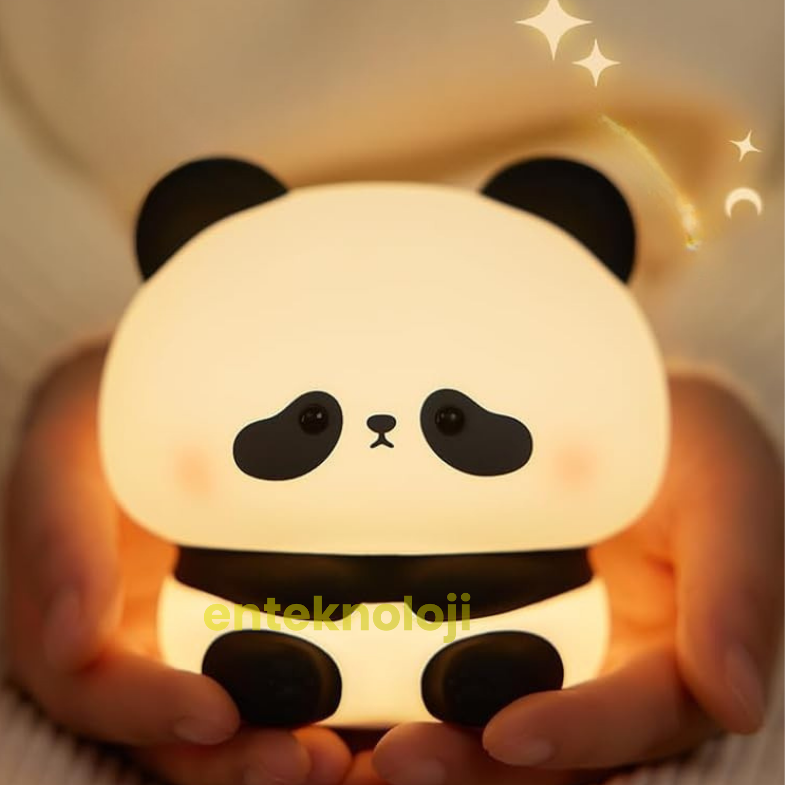 Panda Figürlü Gece Lambası