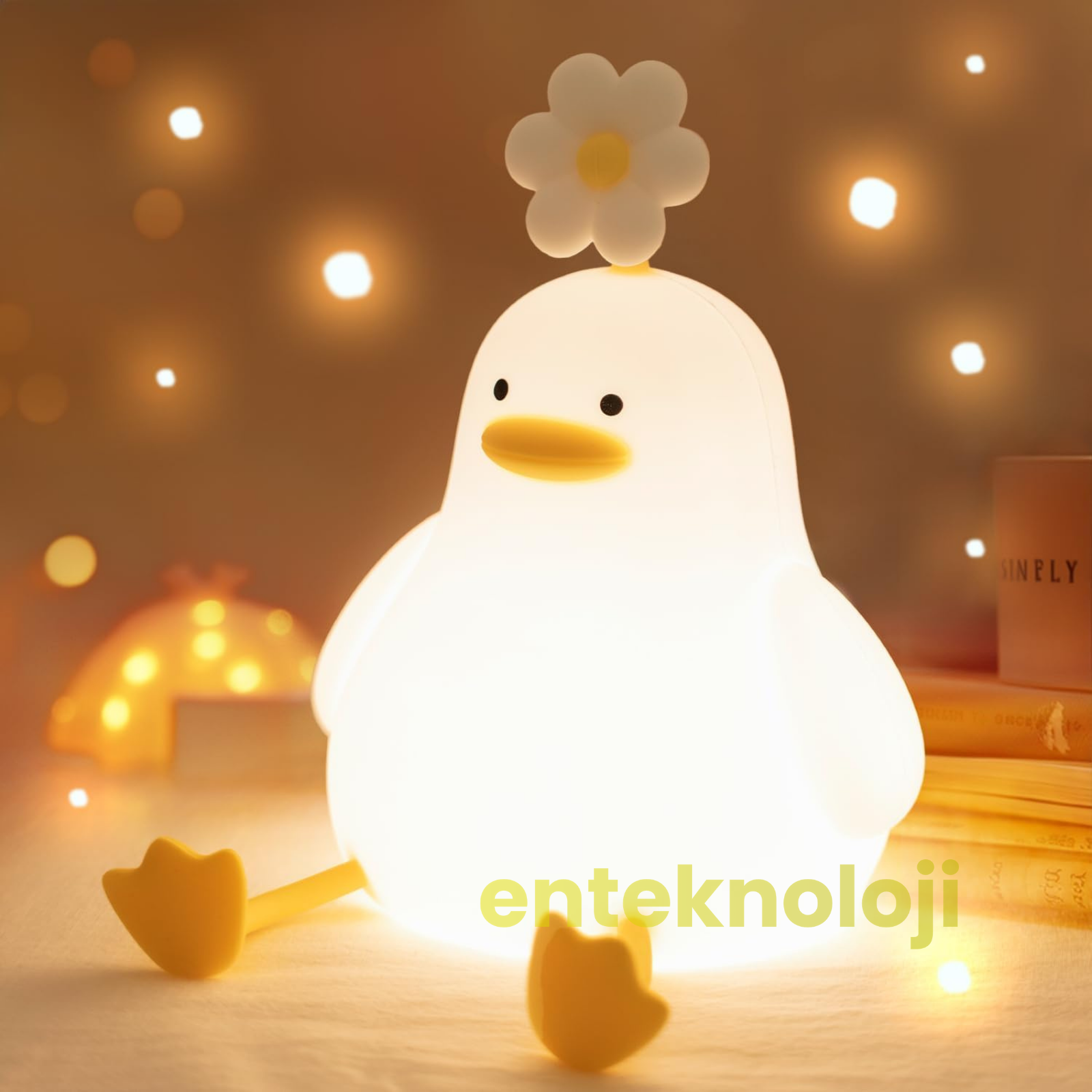 Ördek Figürlü Gece Lambası