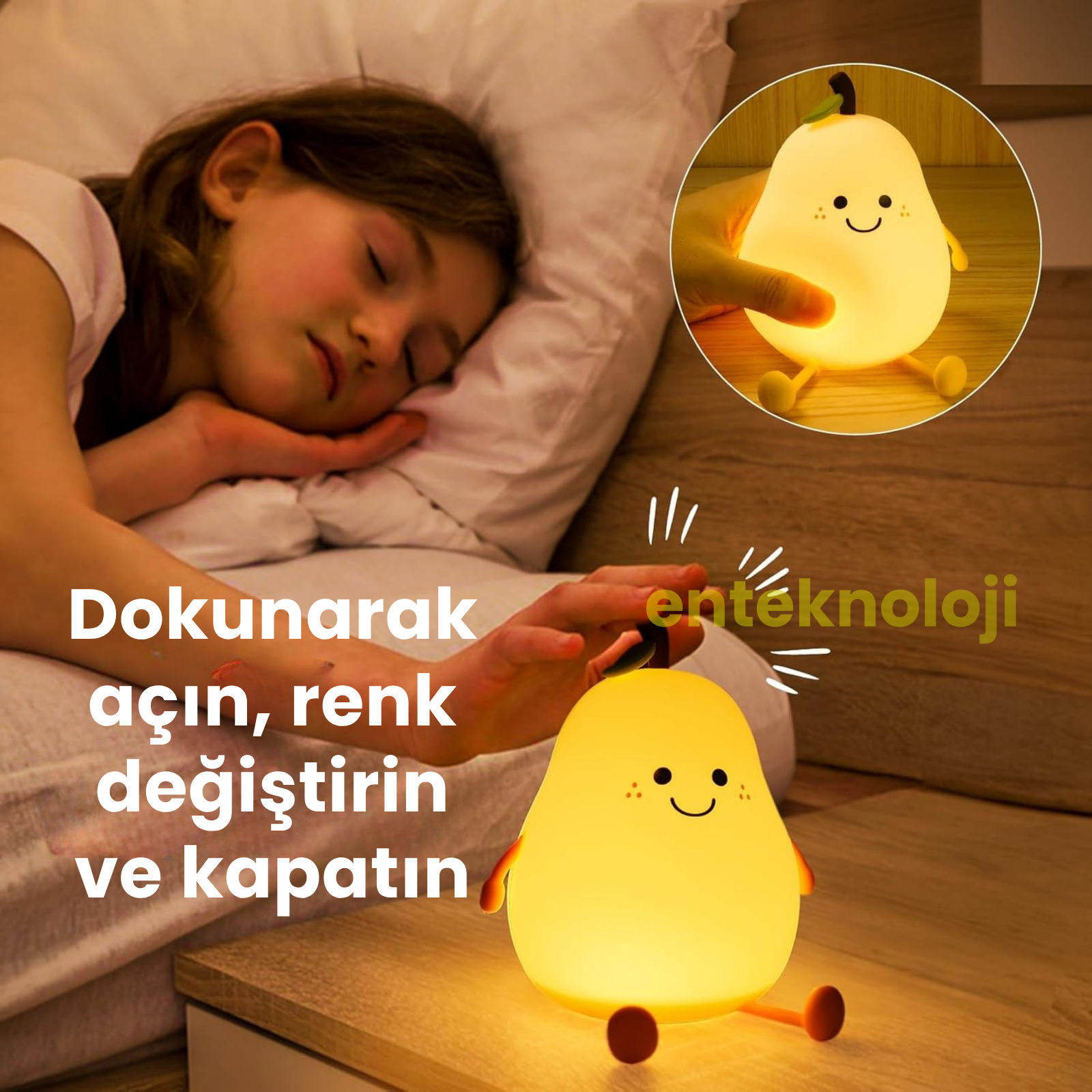 Armut Figürlü Gece Lambası