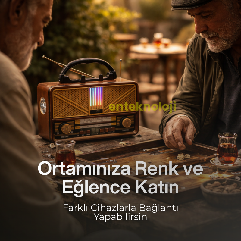 Nostaljik Bluetooth Hoparlör HX-SP-NR02