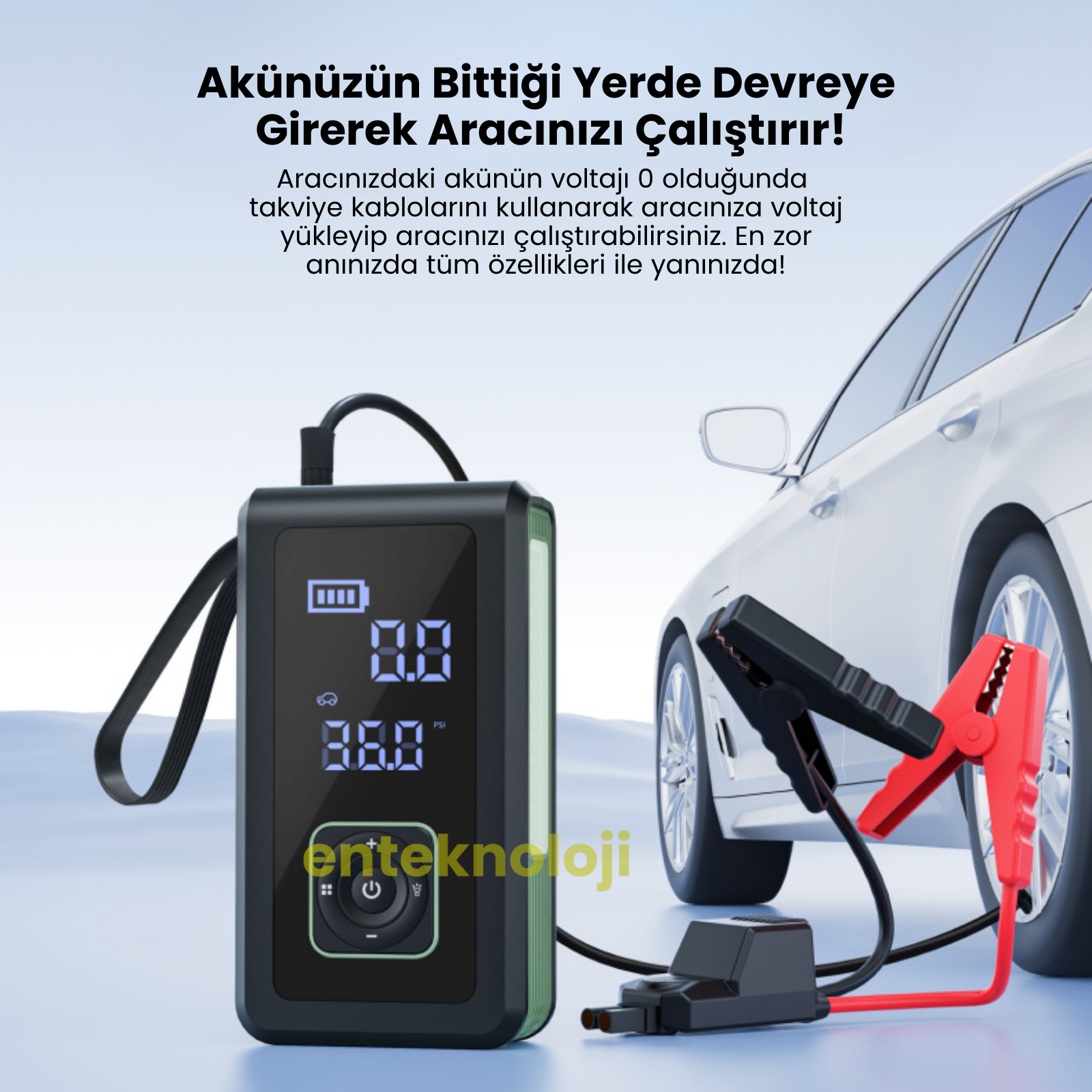 Harvox Akü Takviyeli Hava Kompresörü HXJS-002