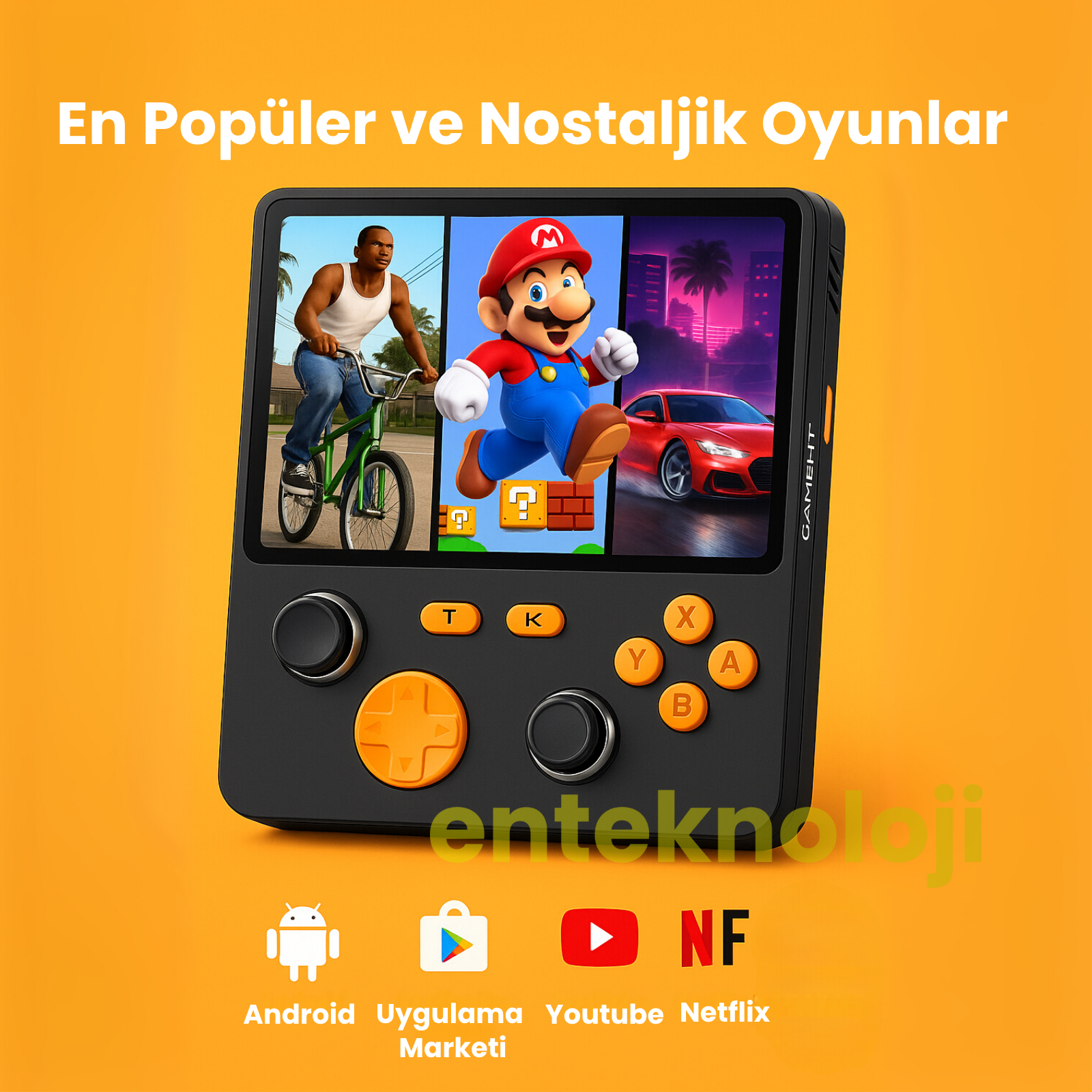 E5 Plus Android Oyun Konsolu