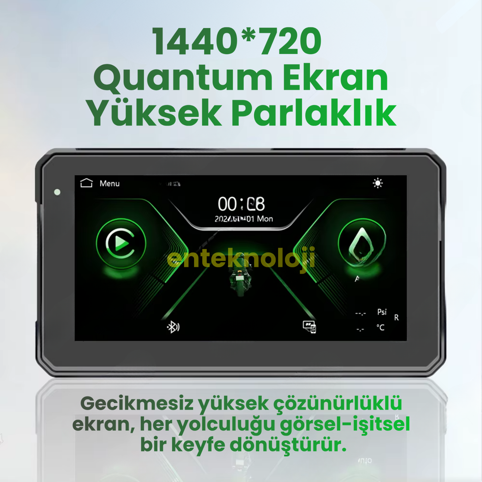 Motosiklet Carplay (6inç Ekran)