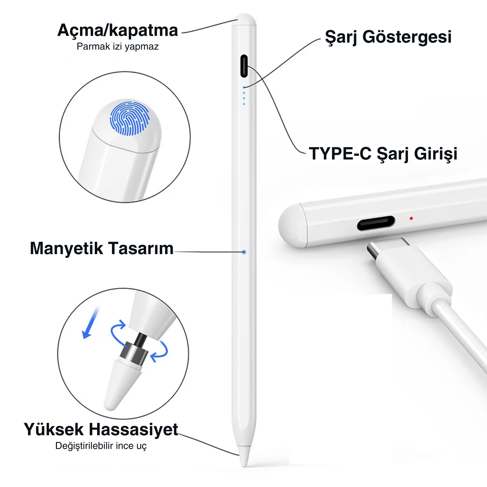 Dokunmatik Stylus Kalem