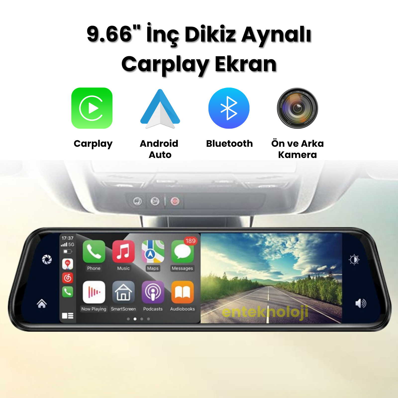 X4 Dikiz Aynalı Araç İçi Carplay