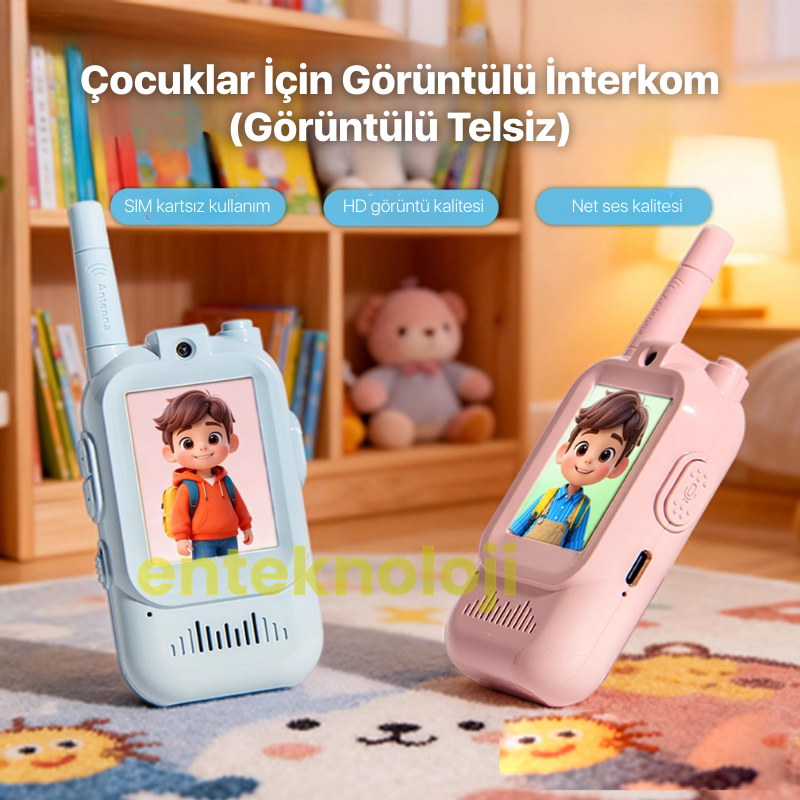 Walkie Talkie Akıllı Çocuk Telsizi