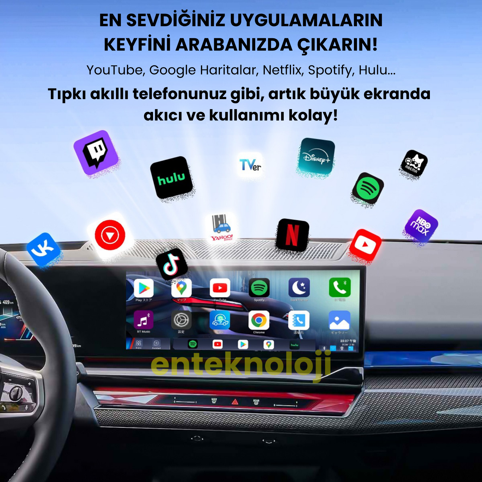 L08 BMW İçin CarAiBOX Carplay Dönüştürücü