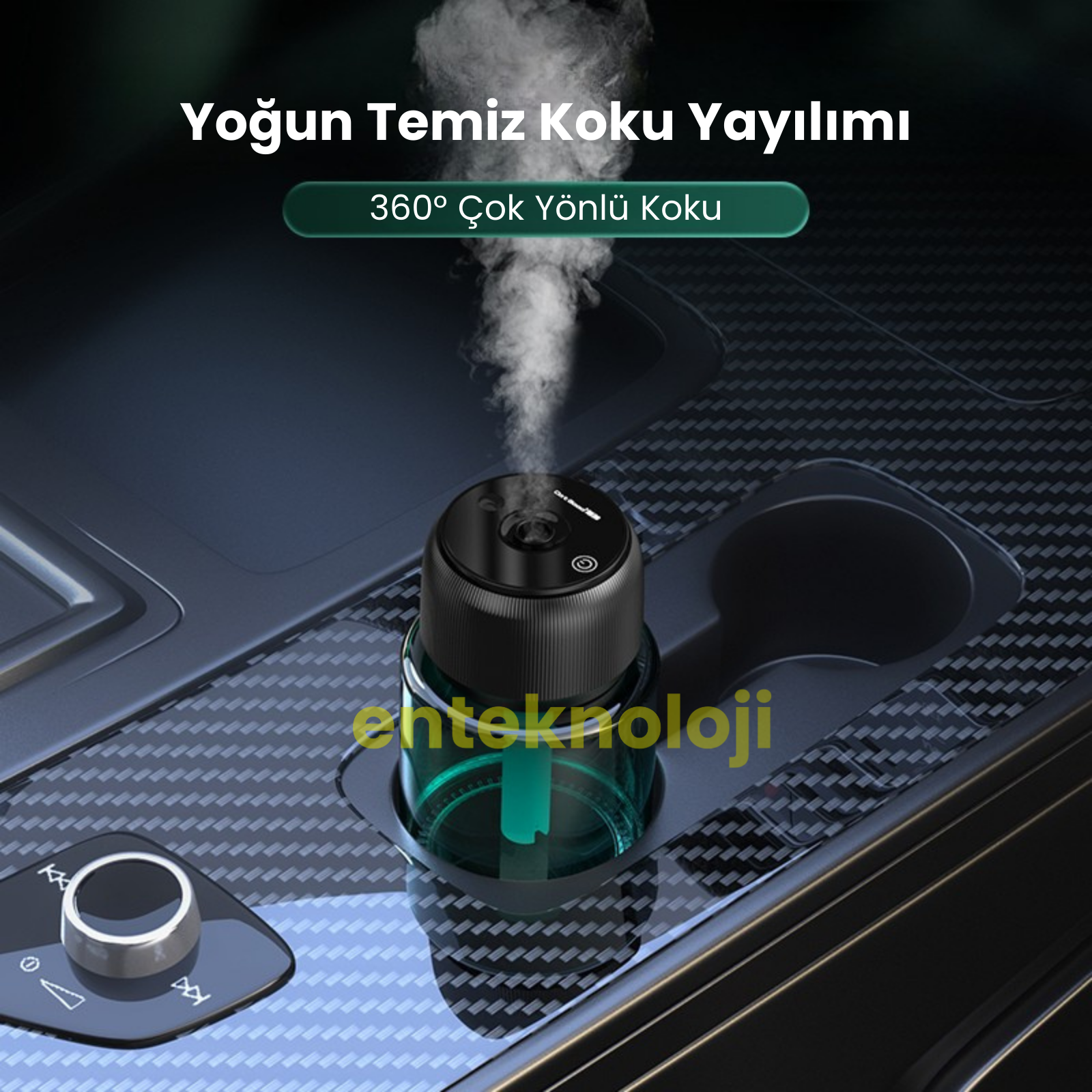 Işık Efektli Araç Kokusu