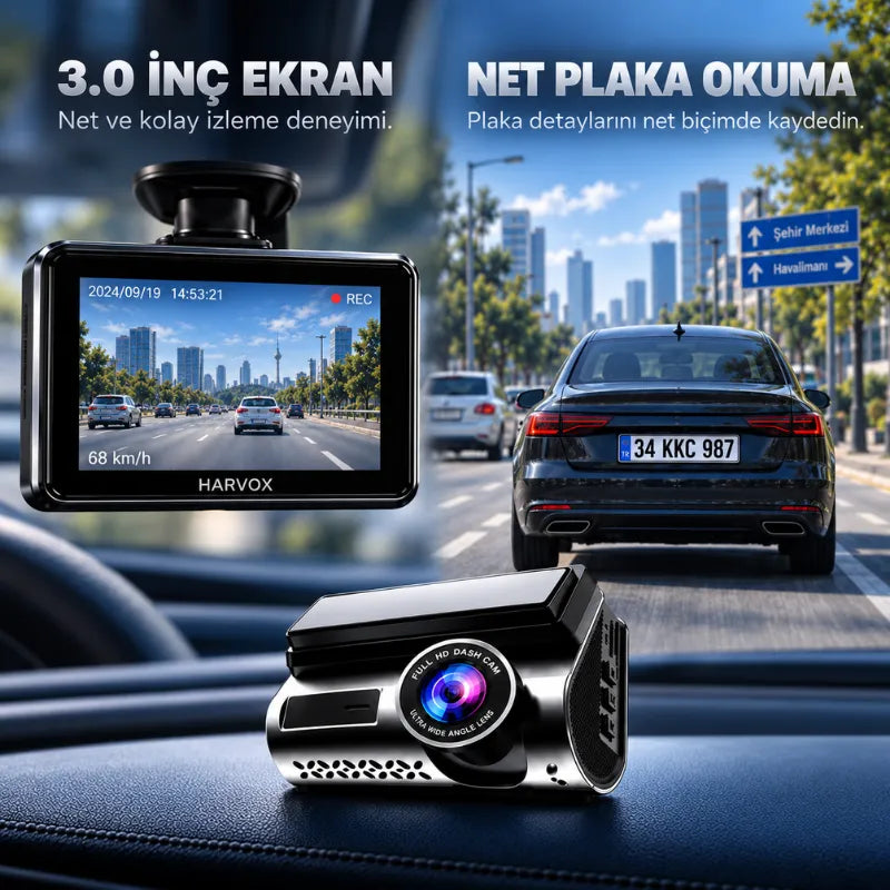 Harvox 2K Max Araç İçi Kamera