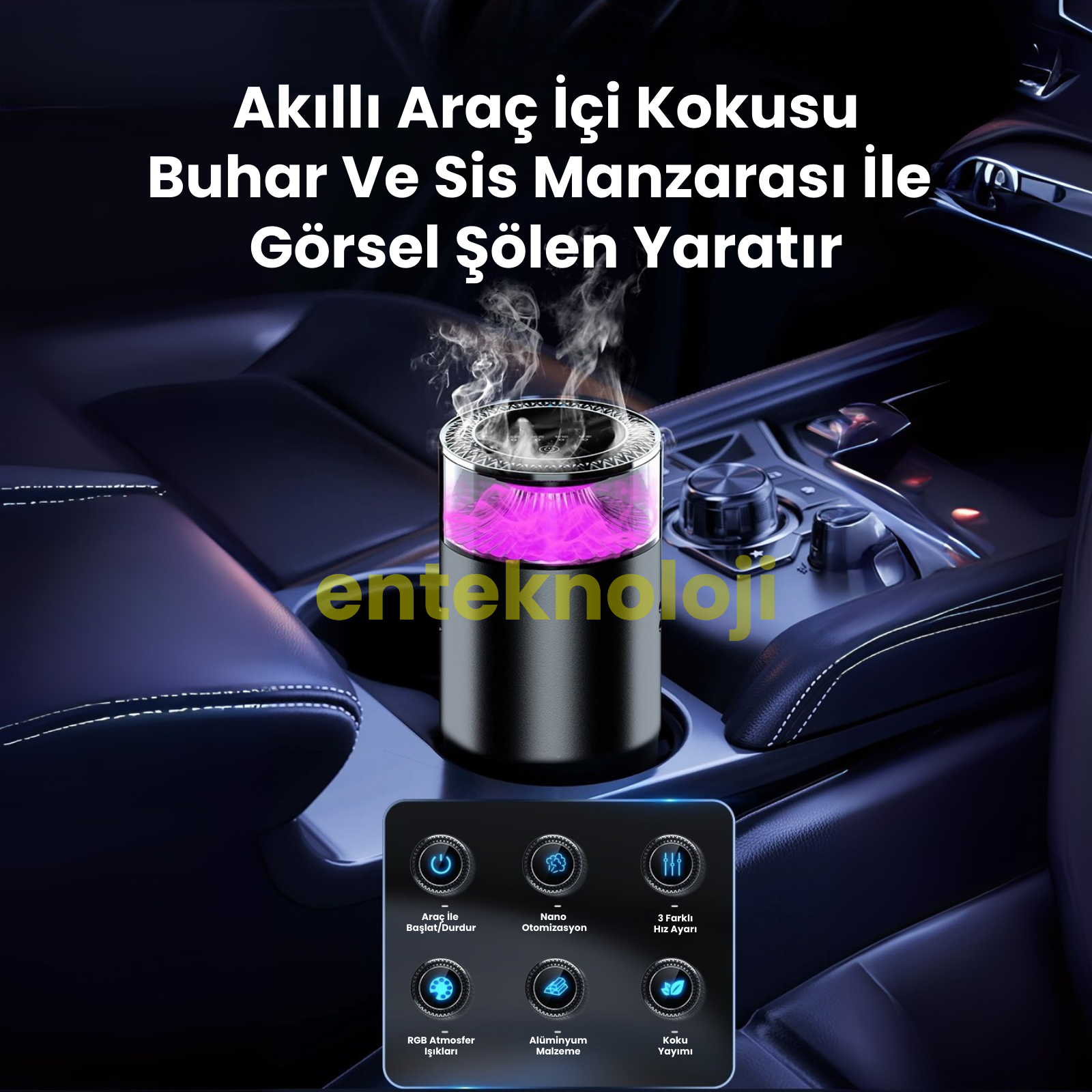 RGB Renkli Araç Kokusu
