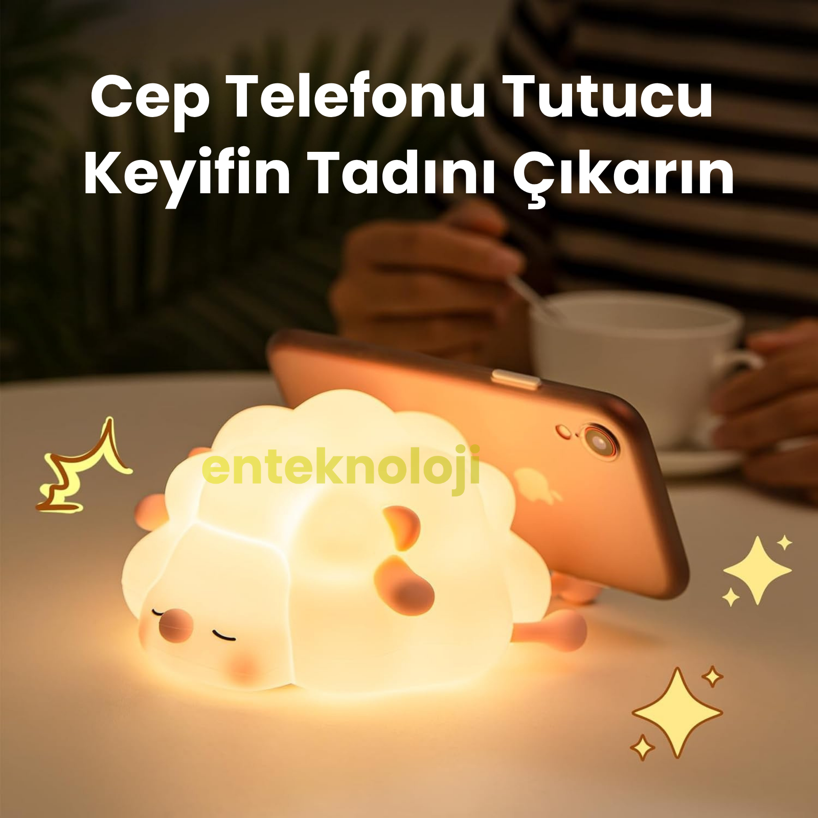Koyun Figürlü Gece Lambası
