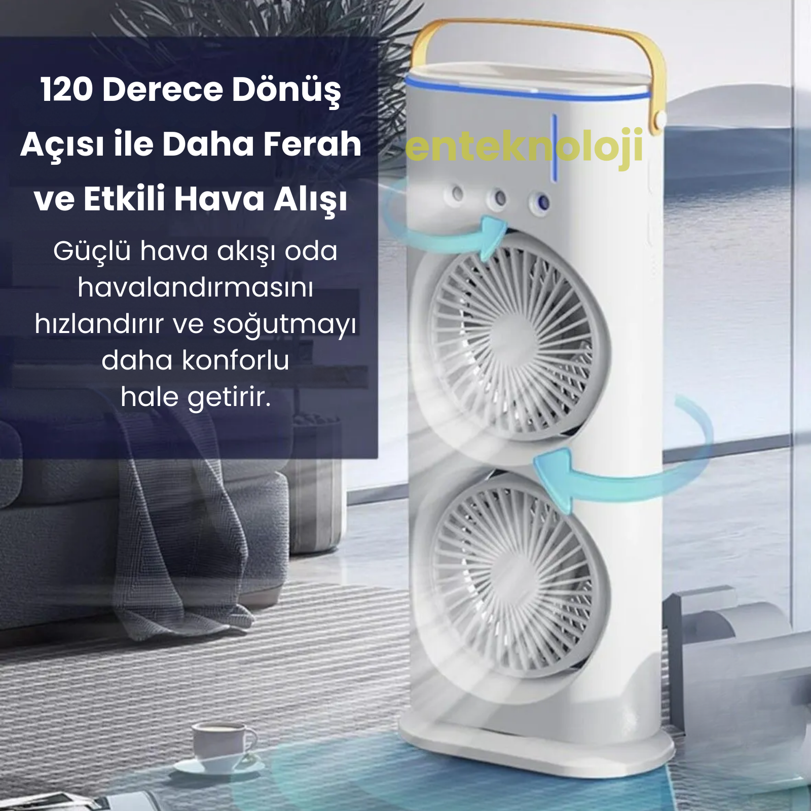 Buhar Üflemeli Double Fan