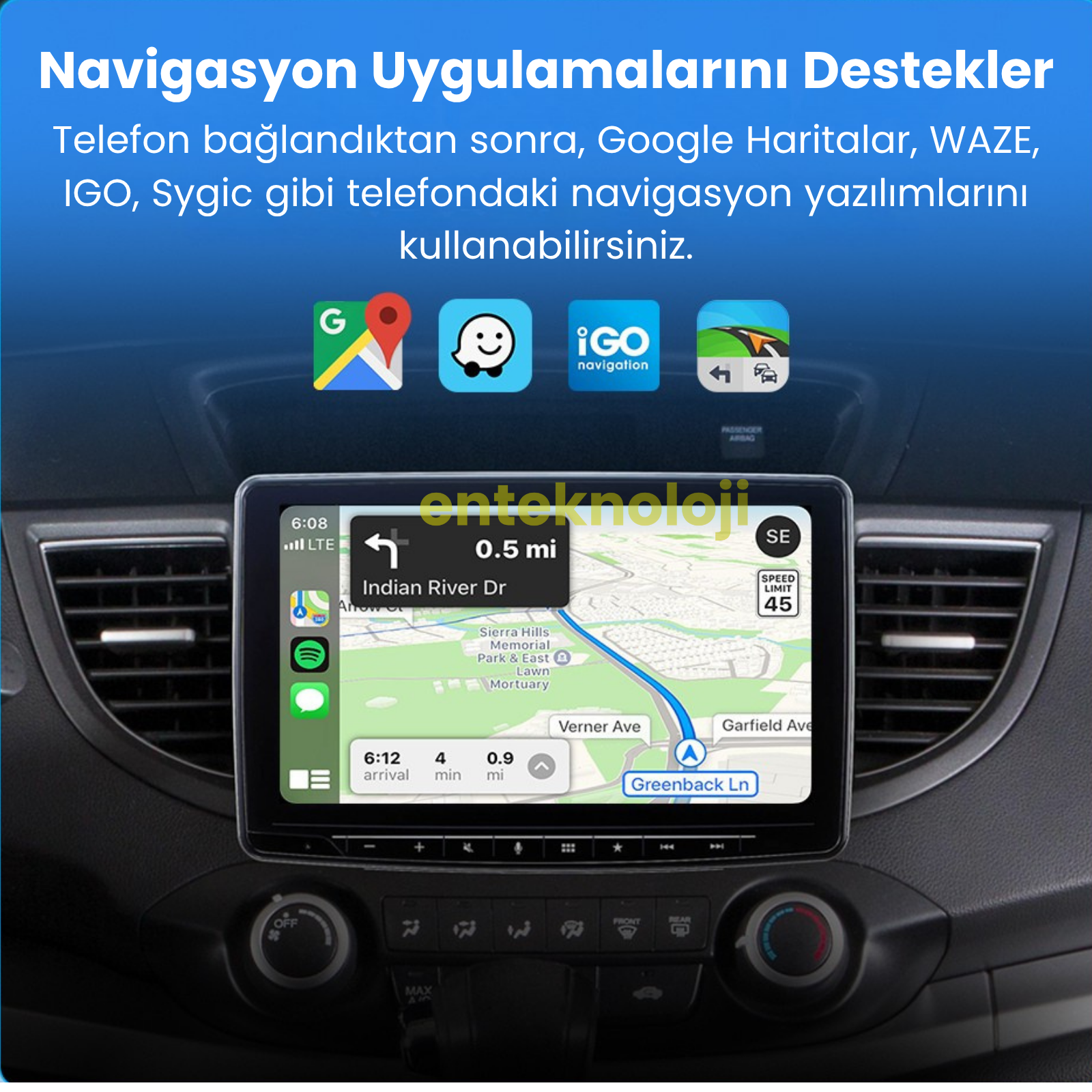 Mini CarAiBOX Carplay Dönüştürücü