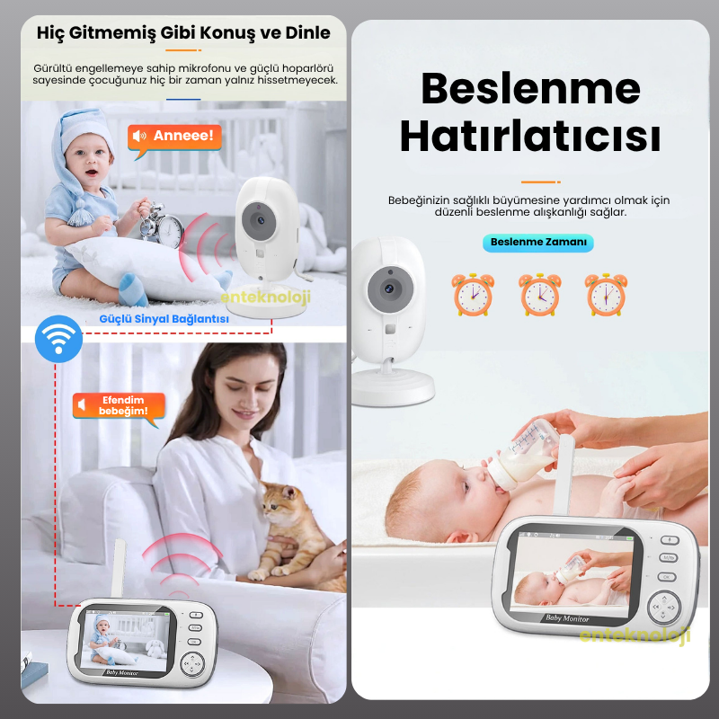 LCD Ekranlı Bebek Kamerası BC-001