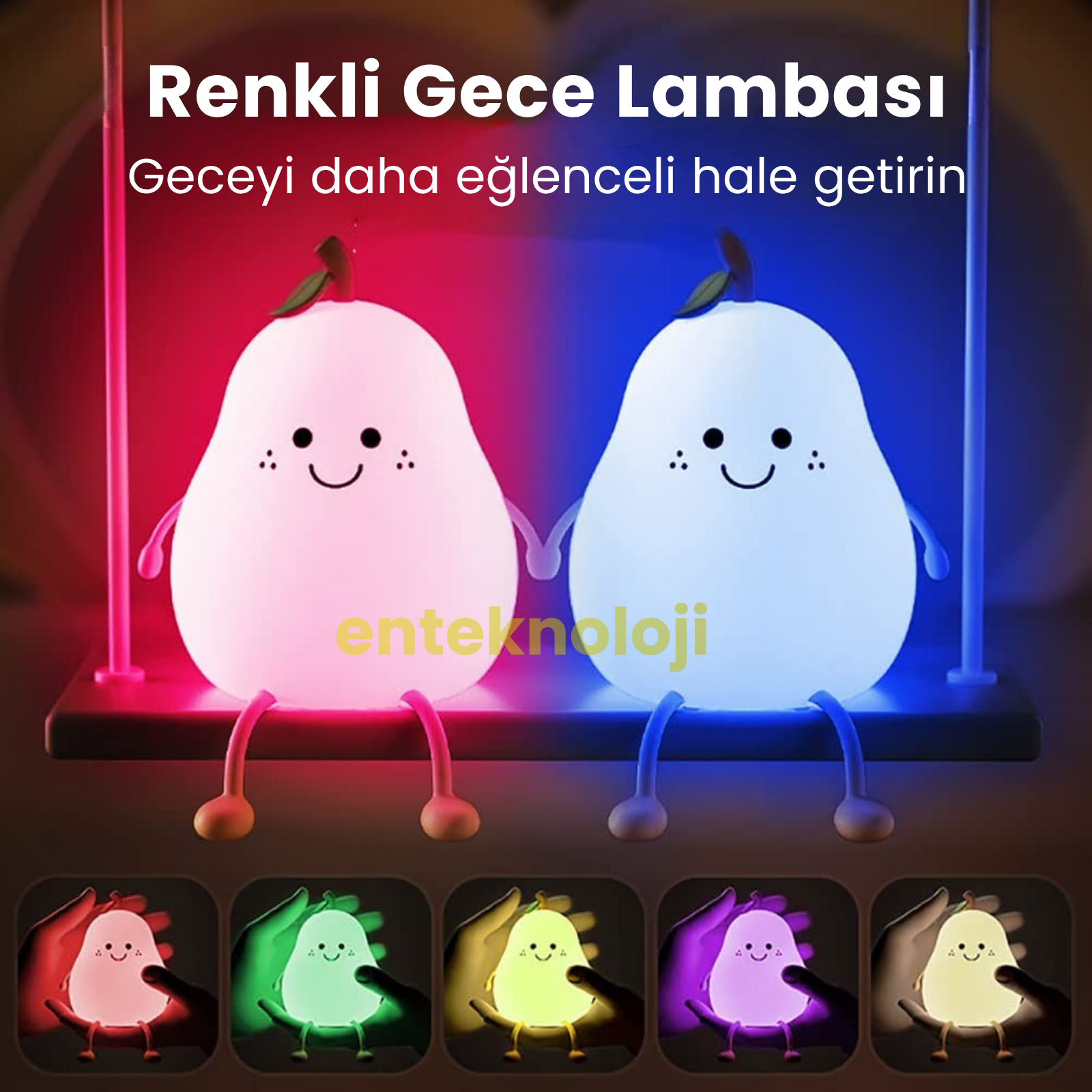 Armut Figürlü Gece Lambası
