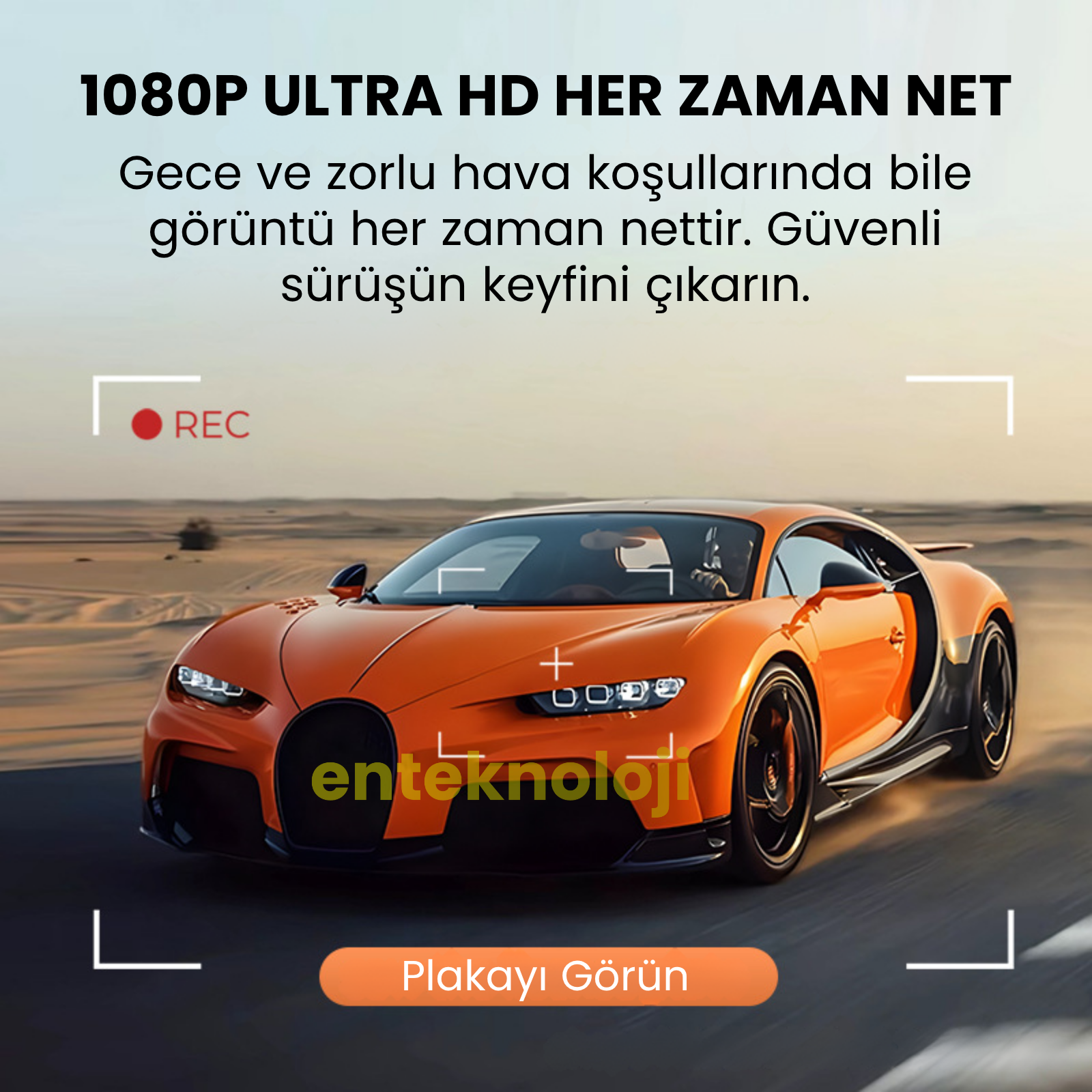 Araç İçi Hd Kamera 2 Kameralı M8-D8