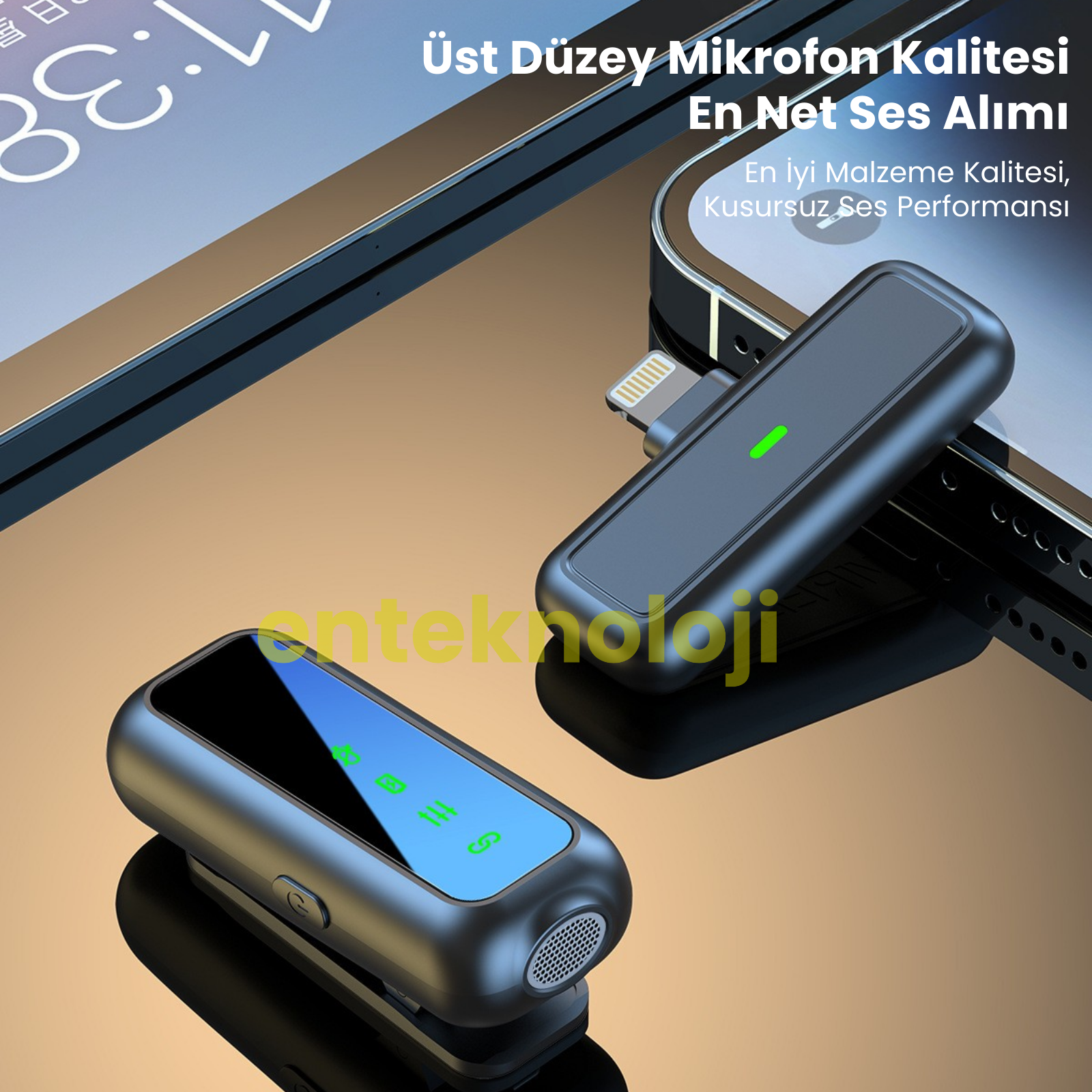 Kablosuz Yaka Mikrofonu Wireless Şarj Kutulu SX-6