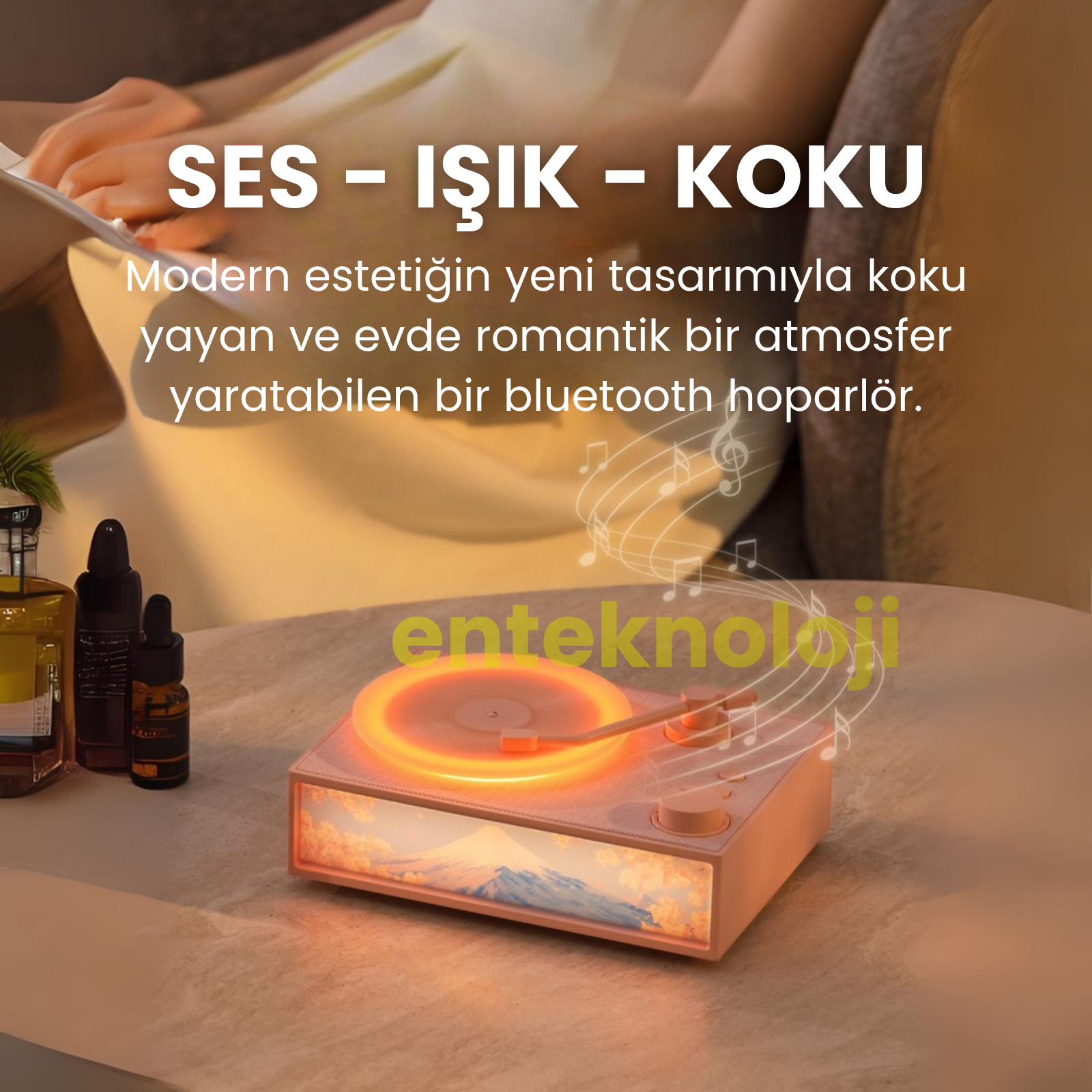 Aroma Terapi Bluetooth Hoparlör