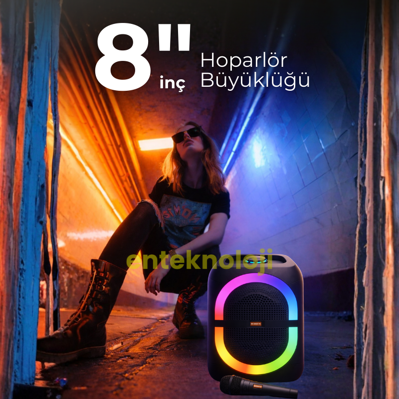 RGB Renkli Hoparlör HX-SP-H8101