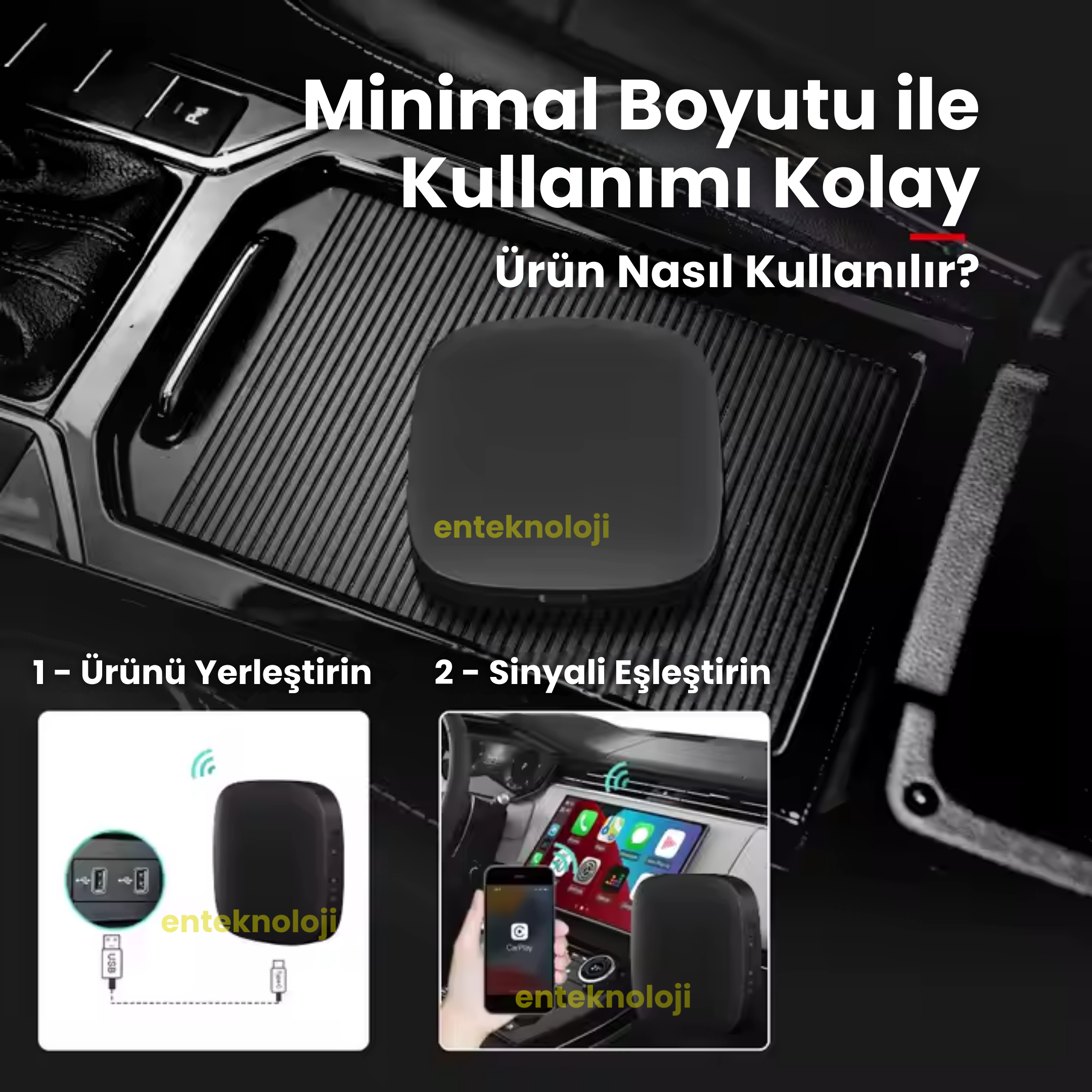 TAA01 Araç İçi Carplay (Video Oynatma)