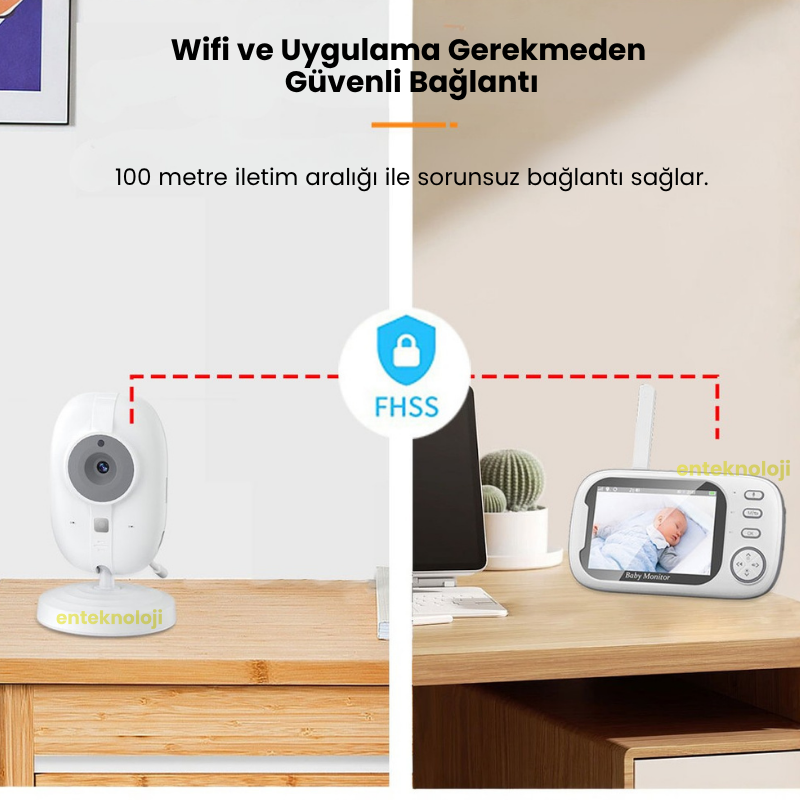 LCD Ekranlı Bebek Kamerası BC-001
