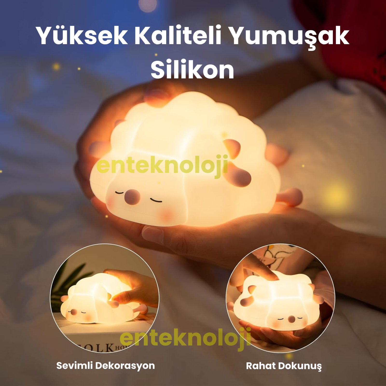 Koyun Figürlü Gece Lambası