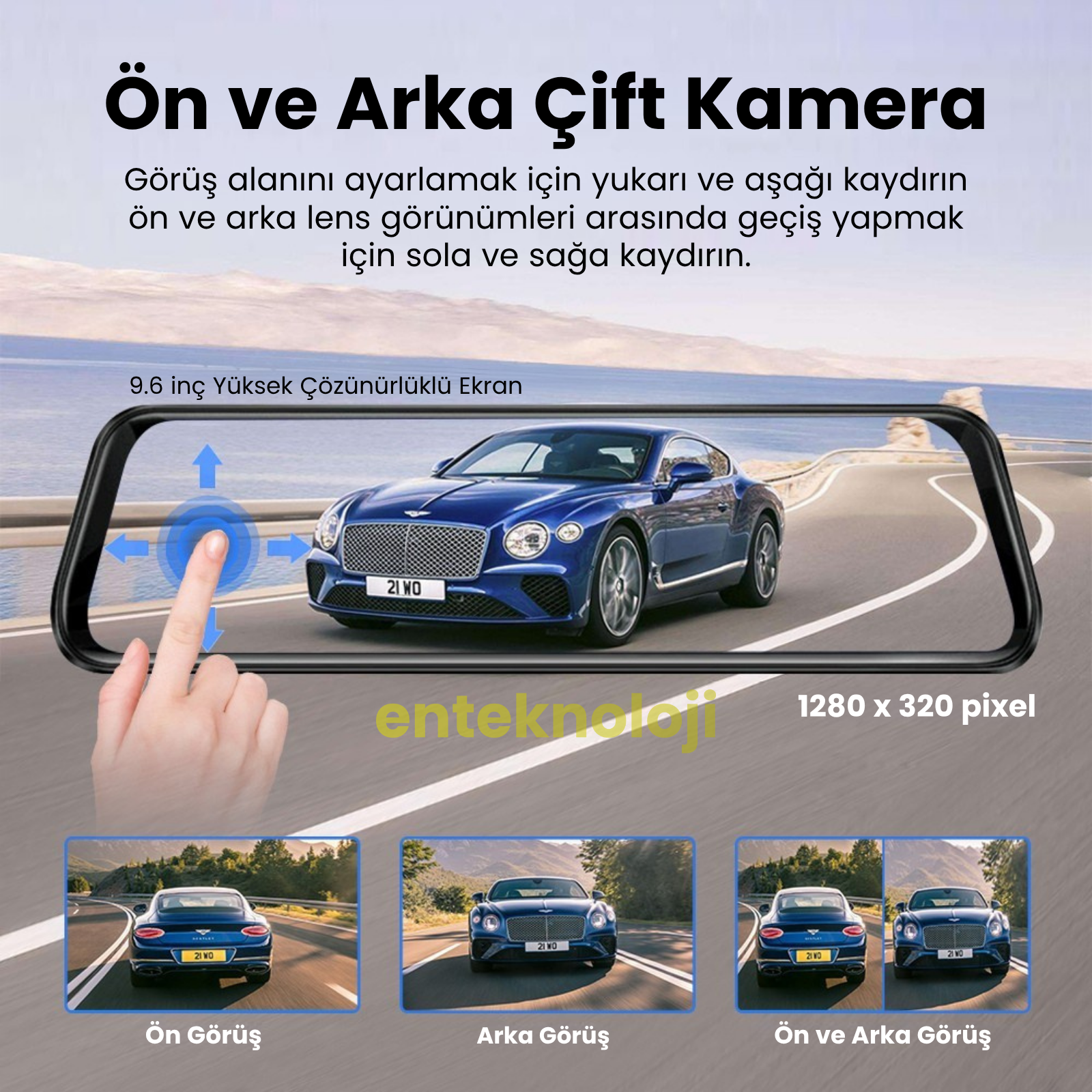 X4 Dikiz Aynalı Araç İçi Carplay