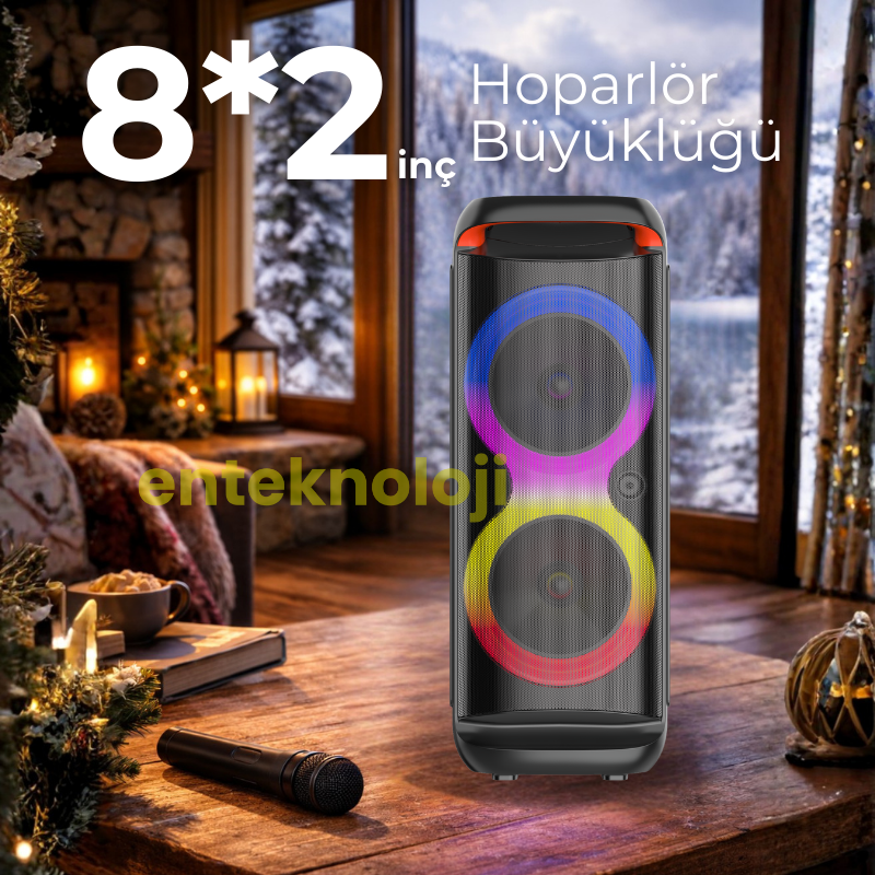 RGB Renkli Hoparlör HX-SP-H8202