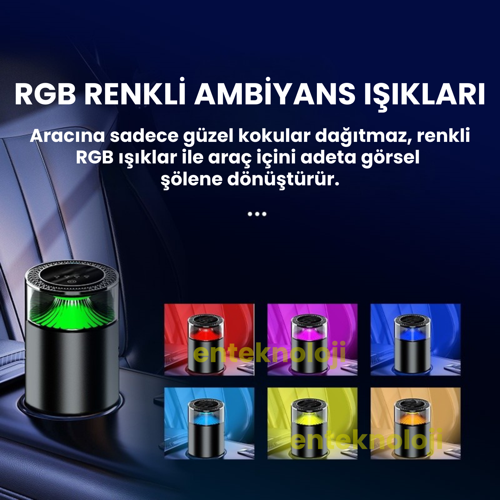 RGB Renkli Araç Kokusu