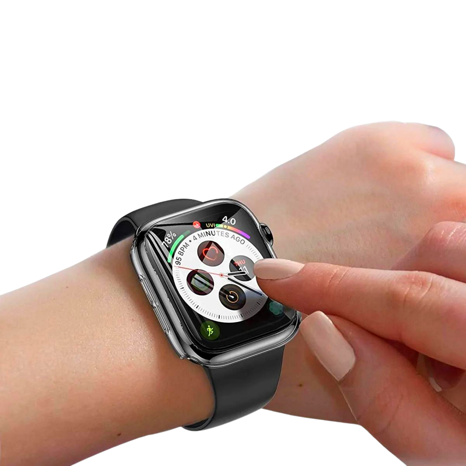 Apple Watch Uyumlu Şeffaf Kasa Koruyucu