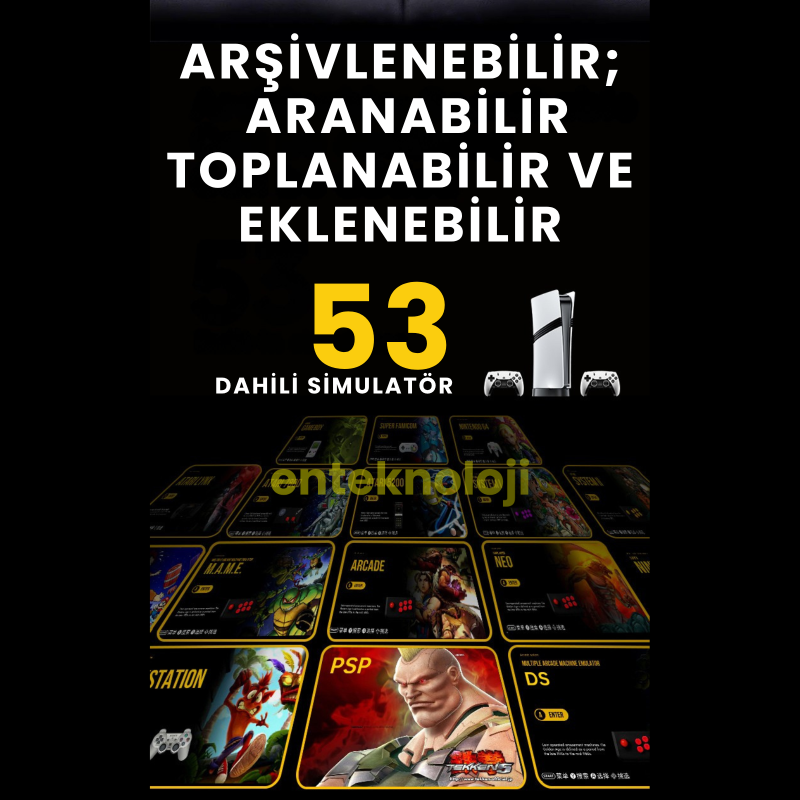 GS5 Pro Yeni Nesil Oyun Konsolu