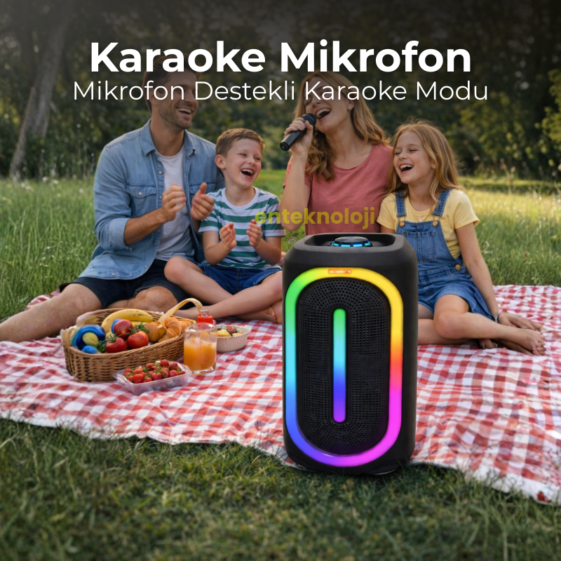 RGB Renkli Hoparlör HX-SP-M8202