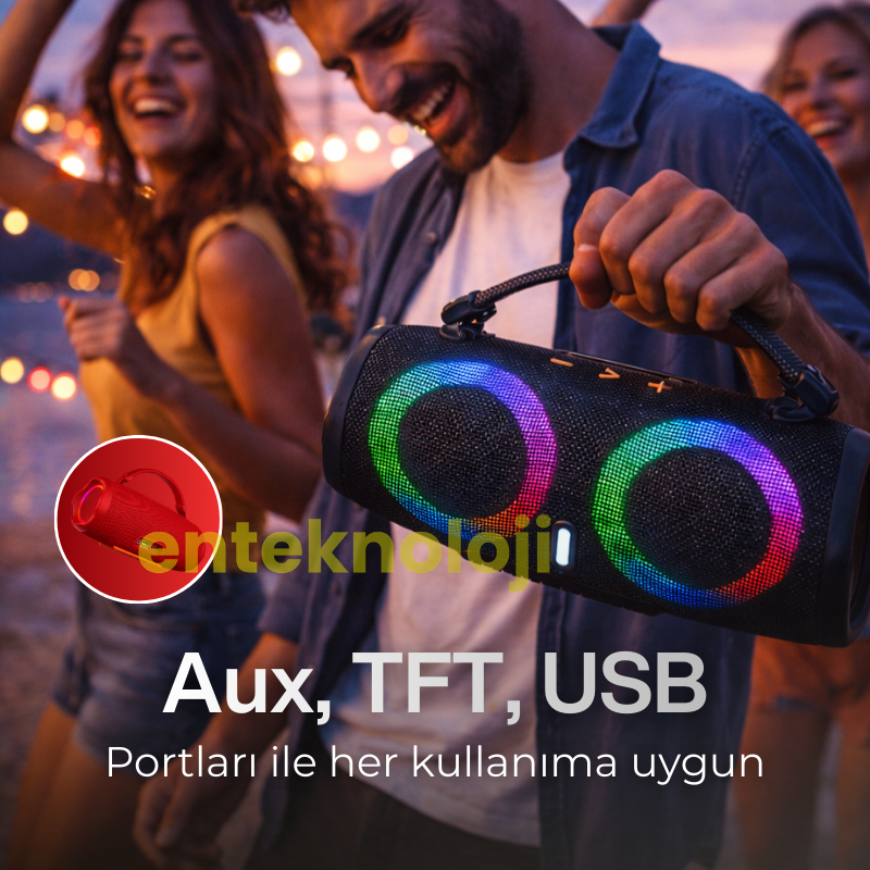 Roller Bluetooth Hoparlör HX-SP-C6